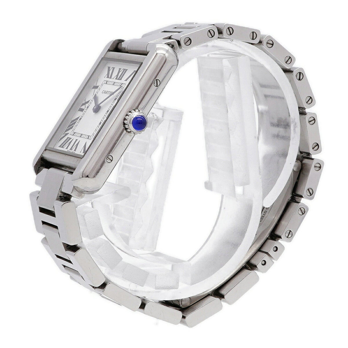 Cartier Tank Solo SM W5200013 Silber Zifferblatt 24 mm Uhr