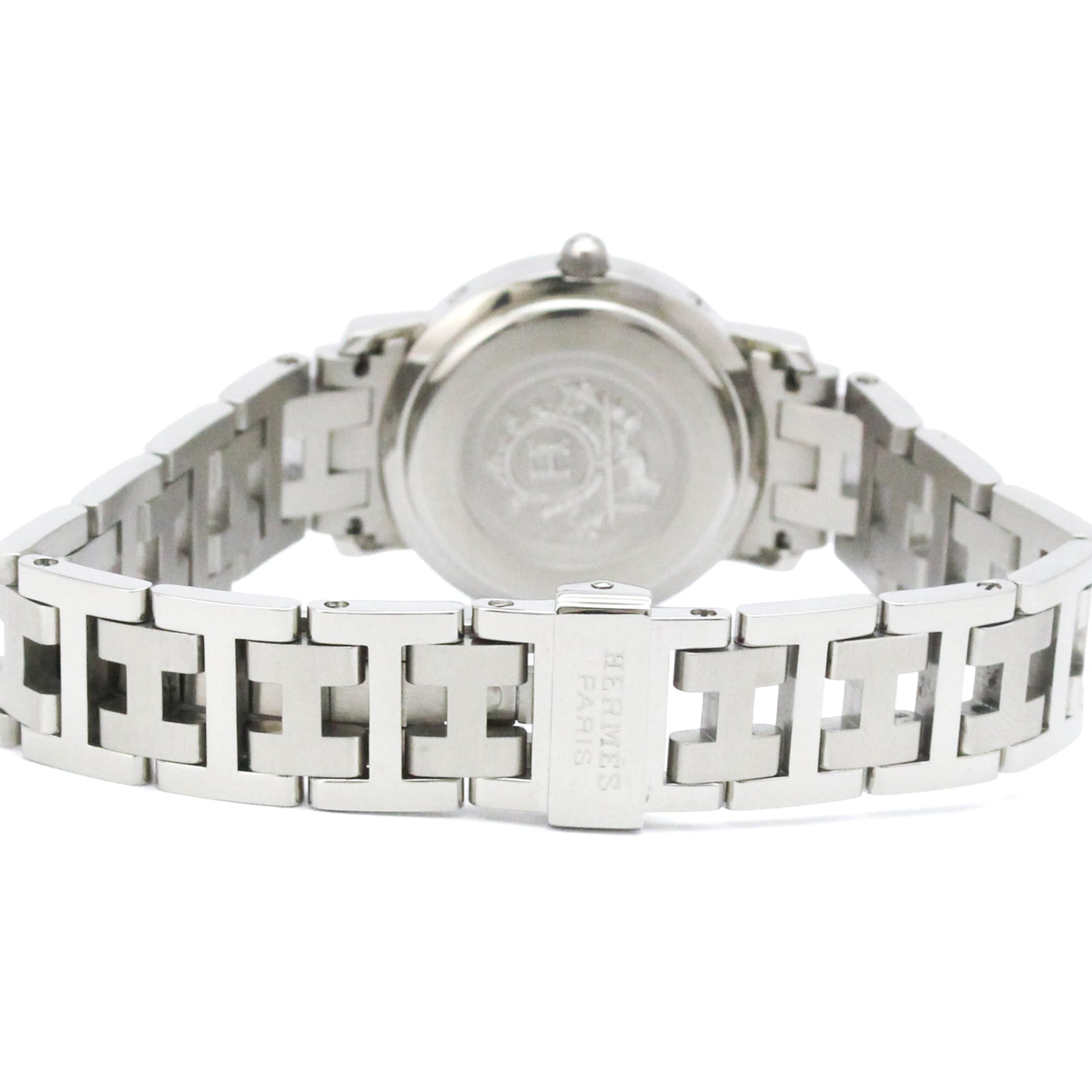 HERMES Clipper Stainless Steel Quartz Ladies CL4.210