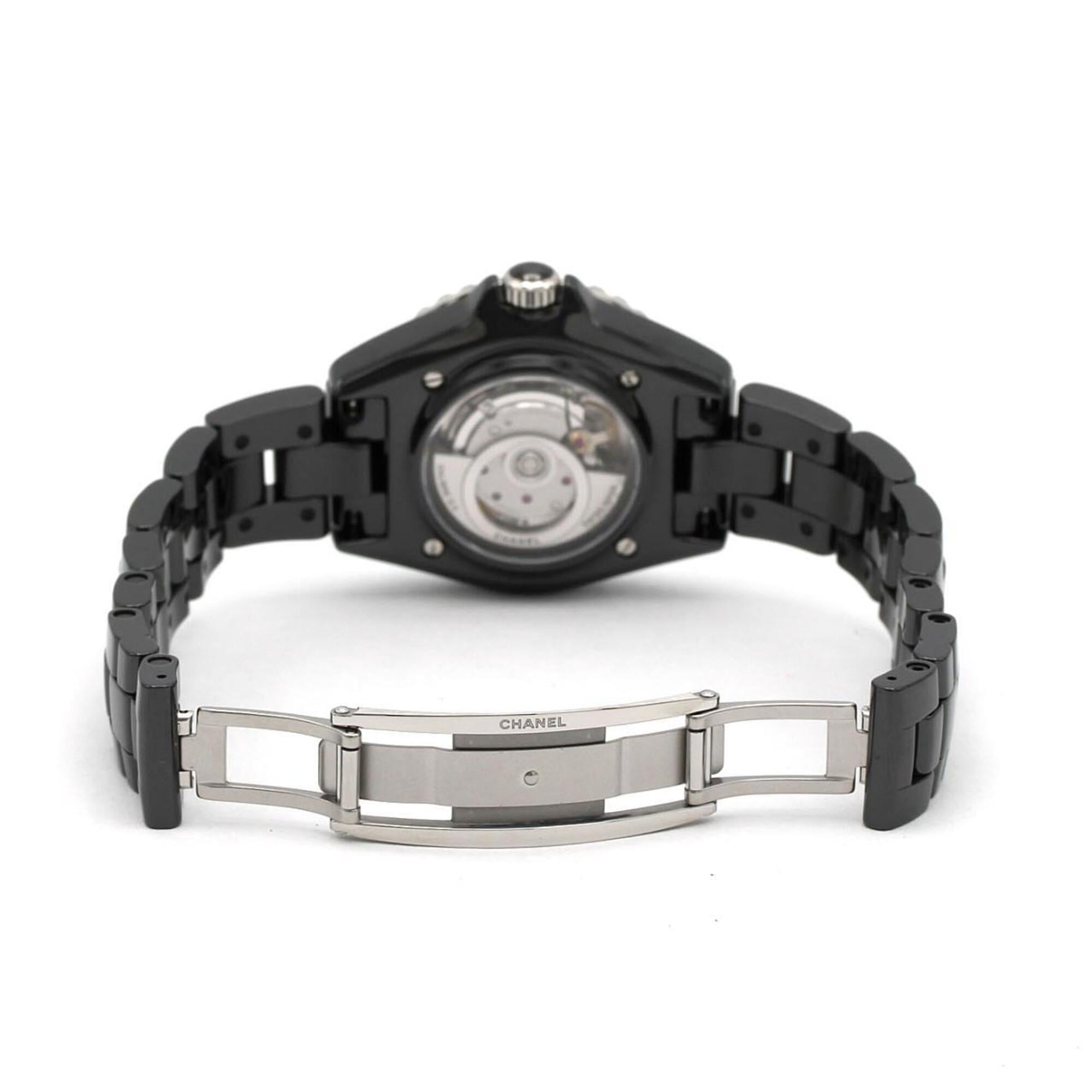 Chanel J12 Caliber 12.2 33mm H5696 Black Dial 33mm Watch