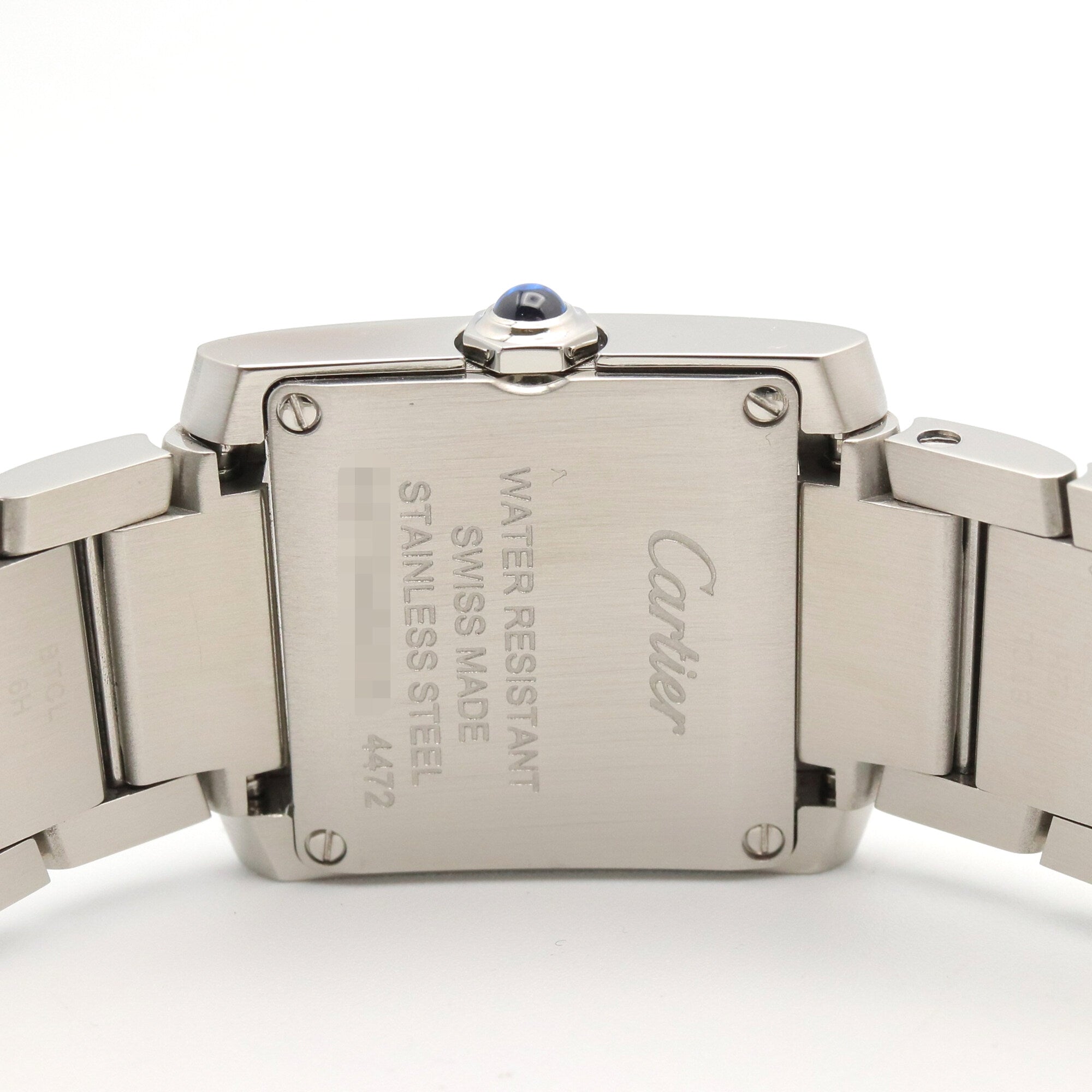 Cartier Tank Française SM Uhr, Edelstahl, Damen, Silber, WSTA0065