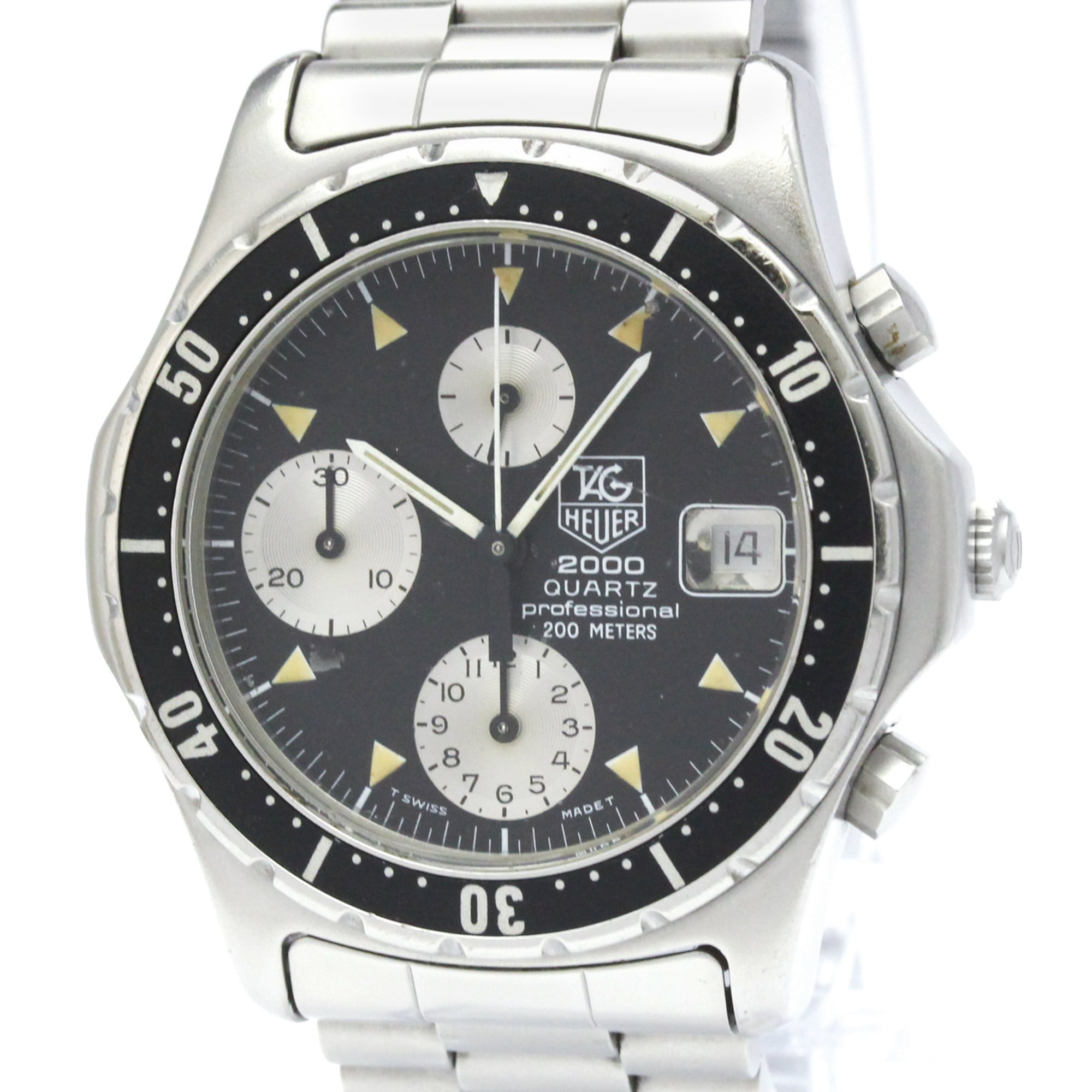 Montre TAG Heuer Série 2000 273006 Noir Cadran 40mm