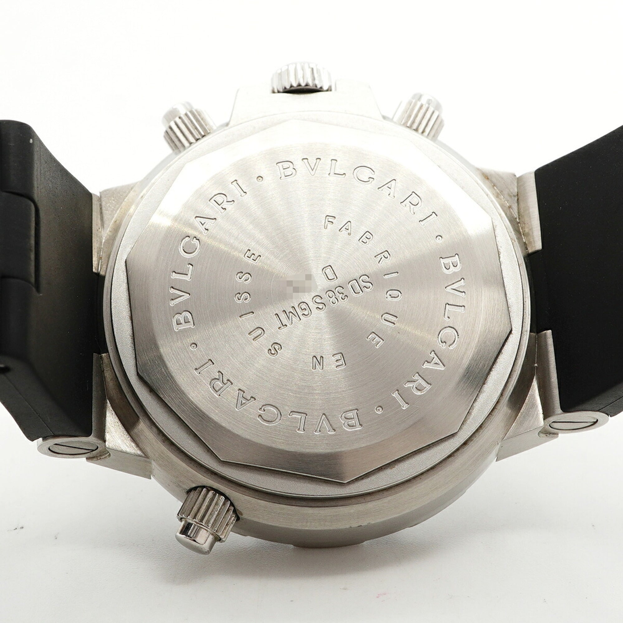 Bulgari Diagono Scuba GMT SD38SGMT Black Dial
