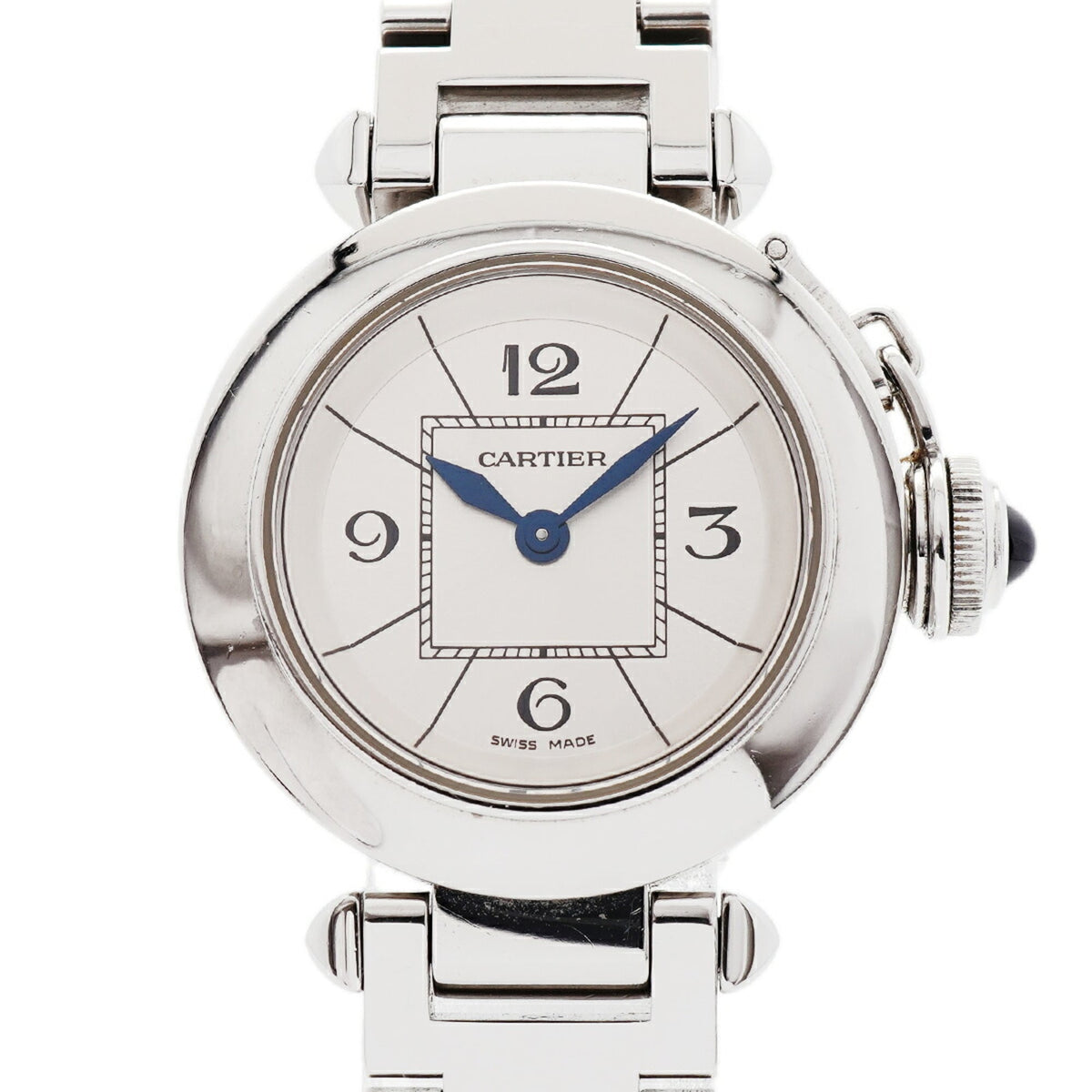 Cartier Miss Pasha W3140007 horloge met zilveren wijzerplaat, 27 mm