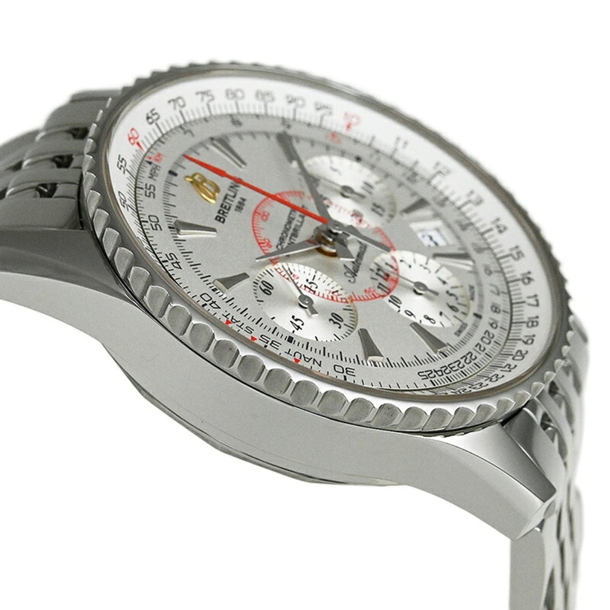 Breitling Montbrillant AB013012/G709 (AB0130) Silver Dial 40mm Watch