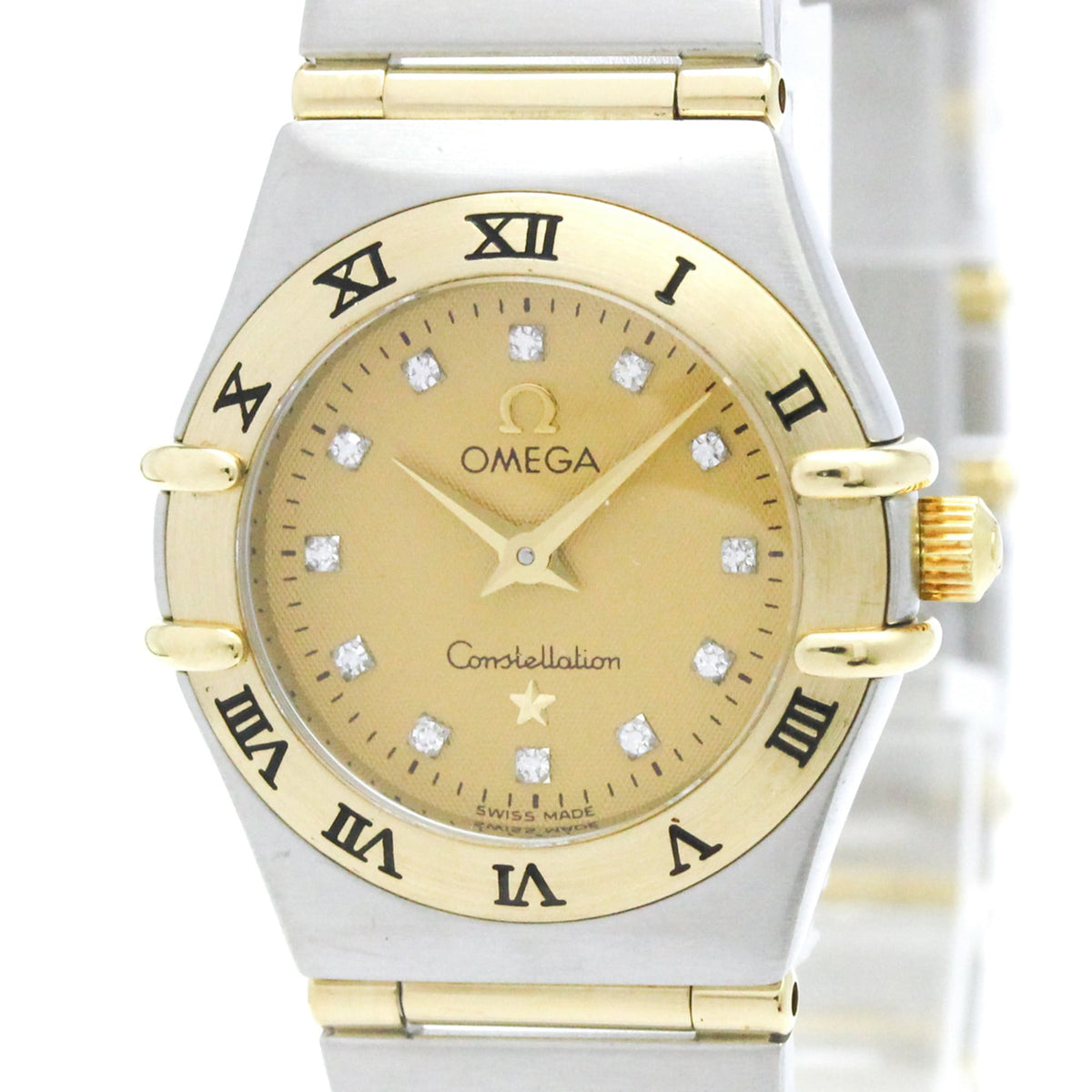 Omega Constellation 1262.15 Gold Dial 22mm Watch