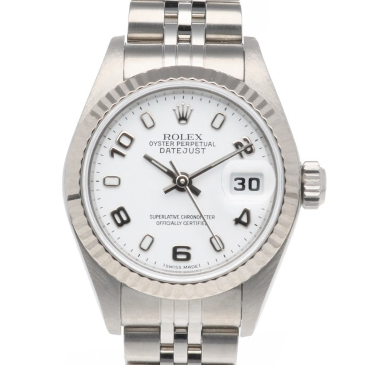 Rolex Datejust Oyster Perpetual 79174 White Dial 26mm Watch