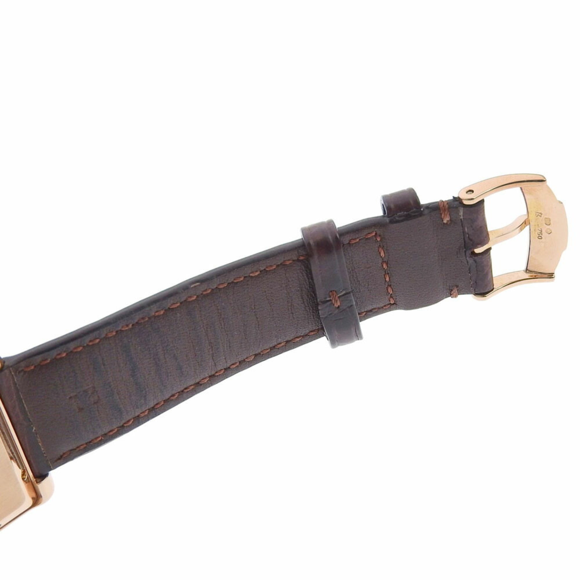 Piaget Rectangle à l'Anciennes XL G0A33062 Silver Dial 18K Pink Gold/Leather 2026/01 Automatic
