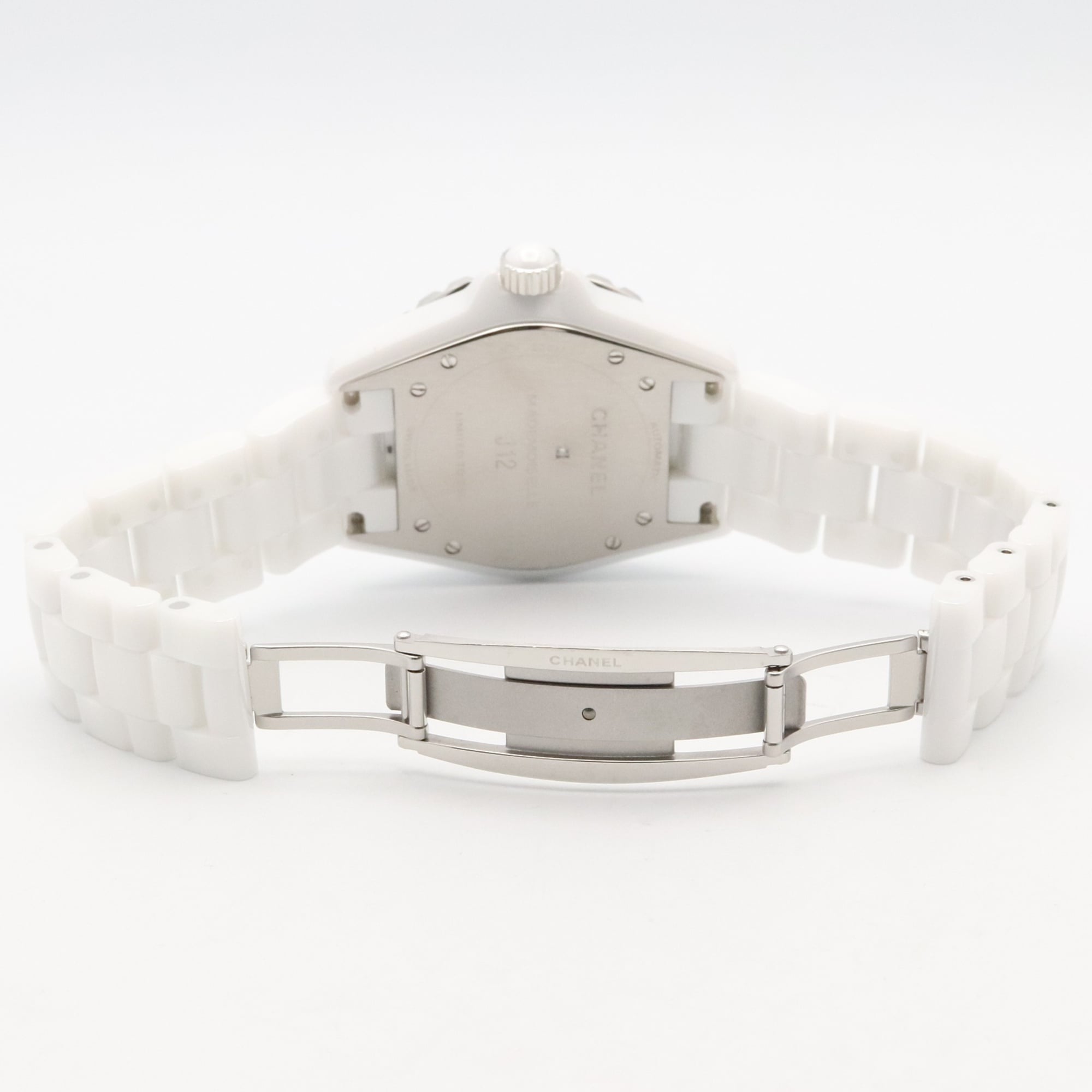 Chanel J12 H5241 White Dial Ceramic 38mm Watch