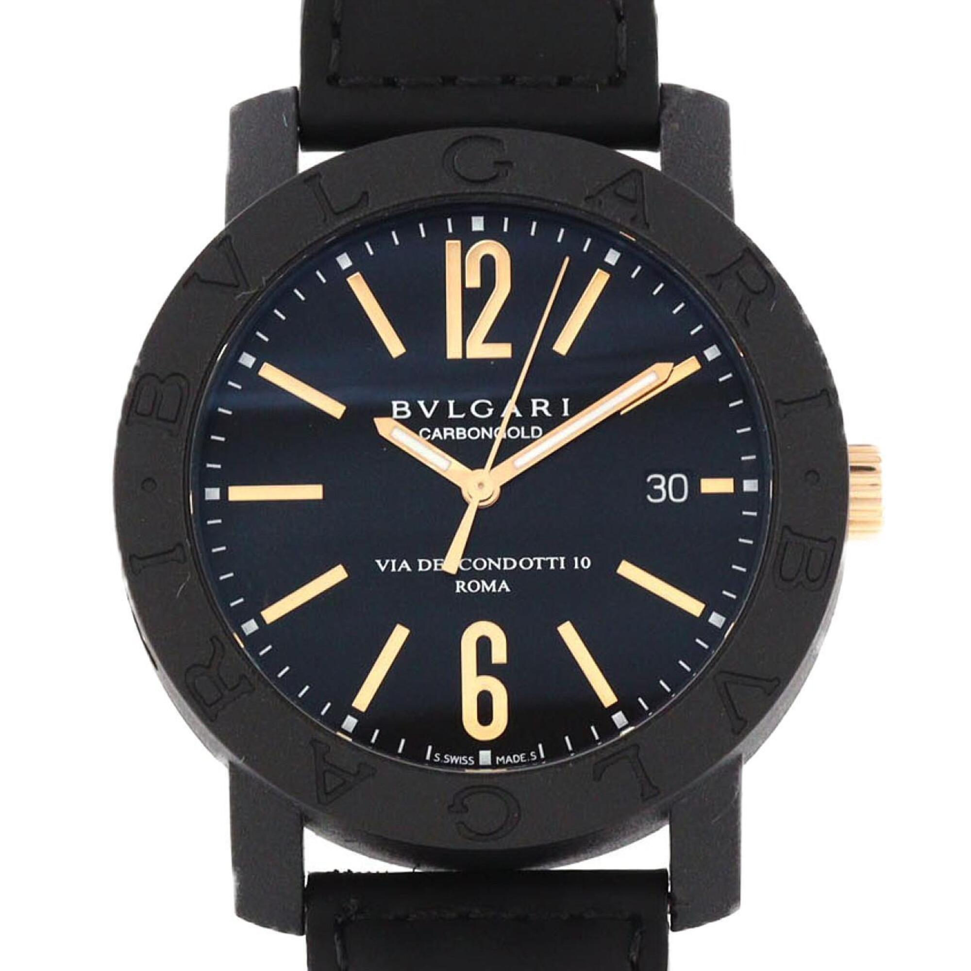 Bulgari bulgari BB40CL/BBP40BCGLD/N Black Dial 40mm Watch