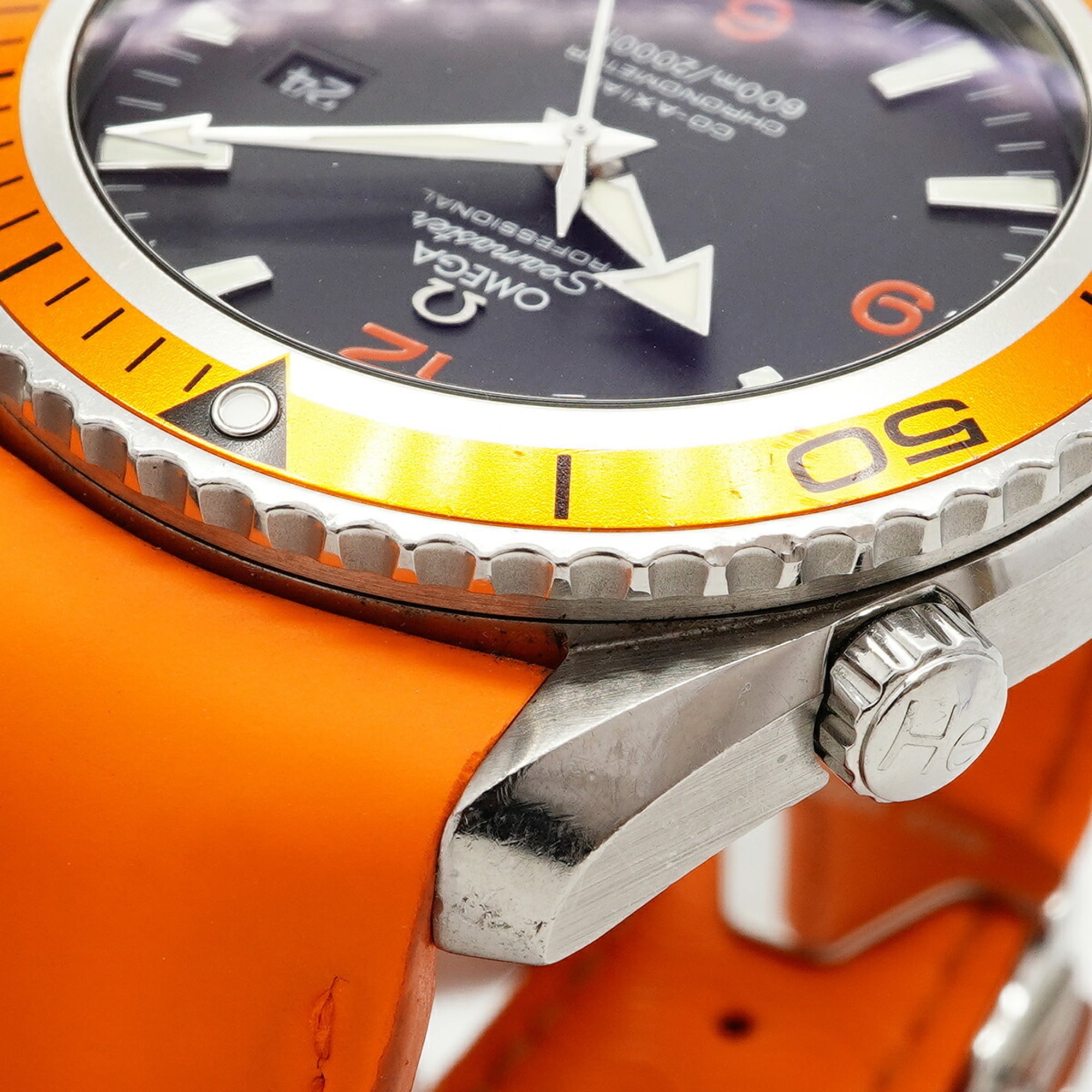 Omega Seamaster Planet Ocean 2908.50 Herrenuhr Schwarz Zifferblatt