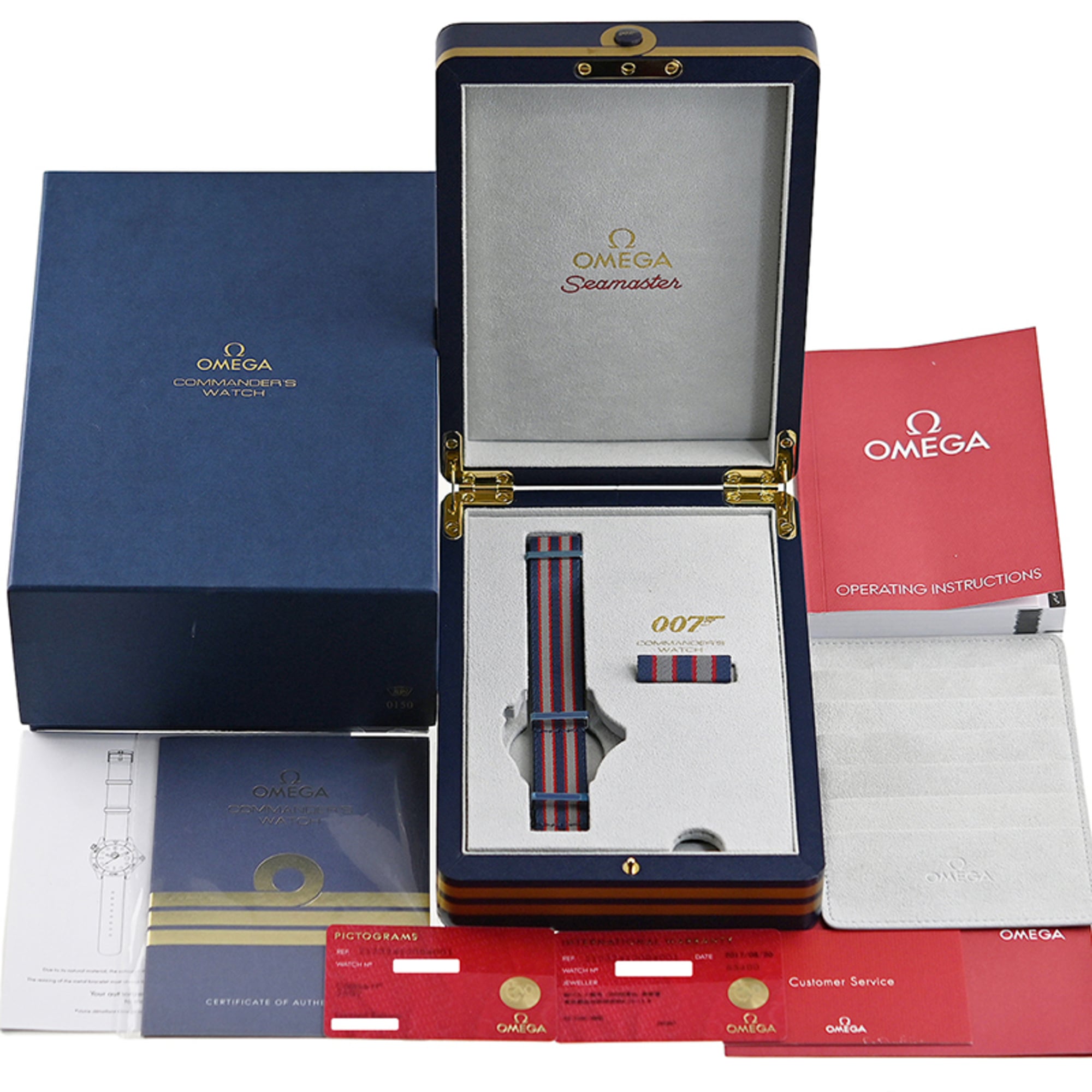 OMEGA Seamaster Diver 300M Co-Axial 41 mm Commander Uhr, weltweite Limitierte Auflage 7007 212.32.41.20.04.001