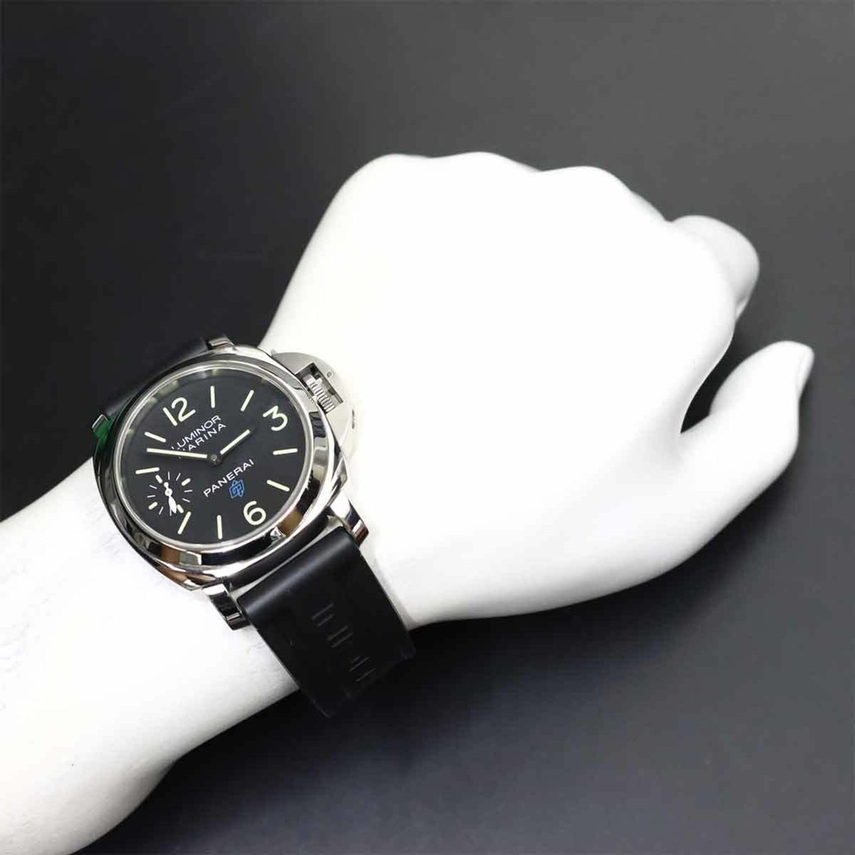Panerai Luminor Marina 3 Days Acciaio PAM00777 horloge met zwarte wijzerplaat, 43 mm