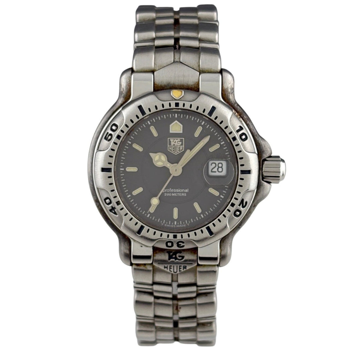 TAG Heuer Cell Date WH1312 Gray Dial 28mm Watch