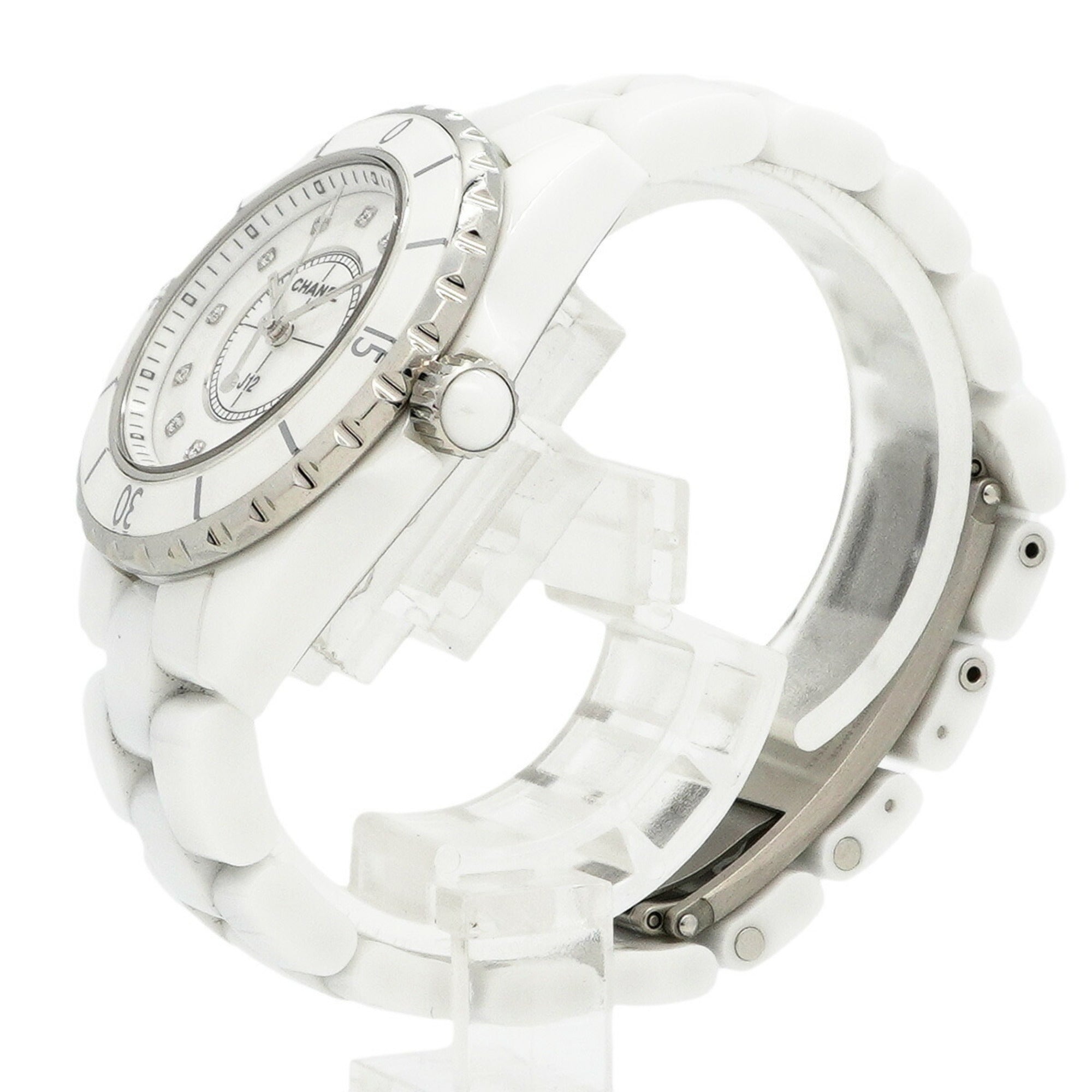 Chanel J12 H1628 White Dial Women's Watch