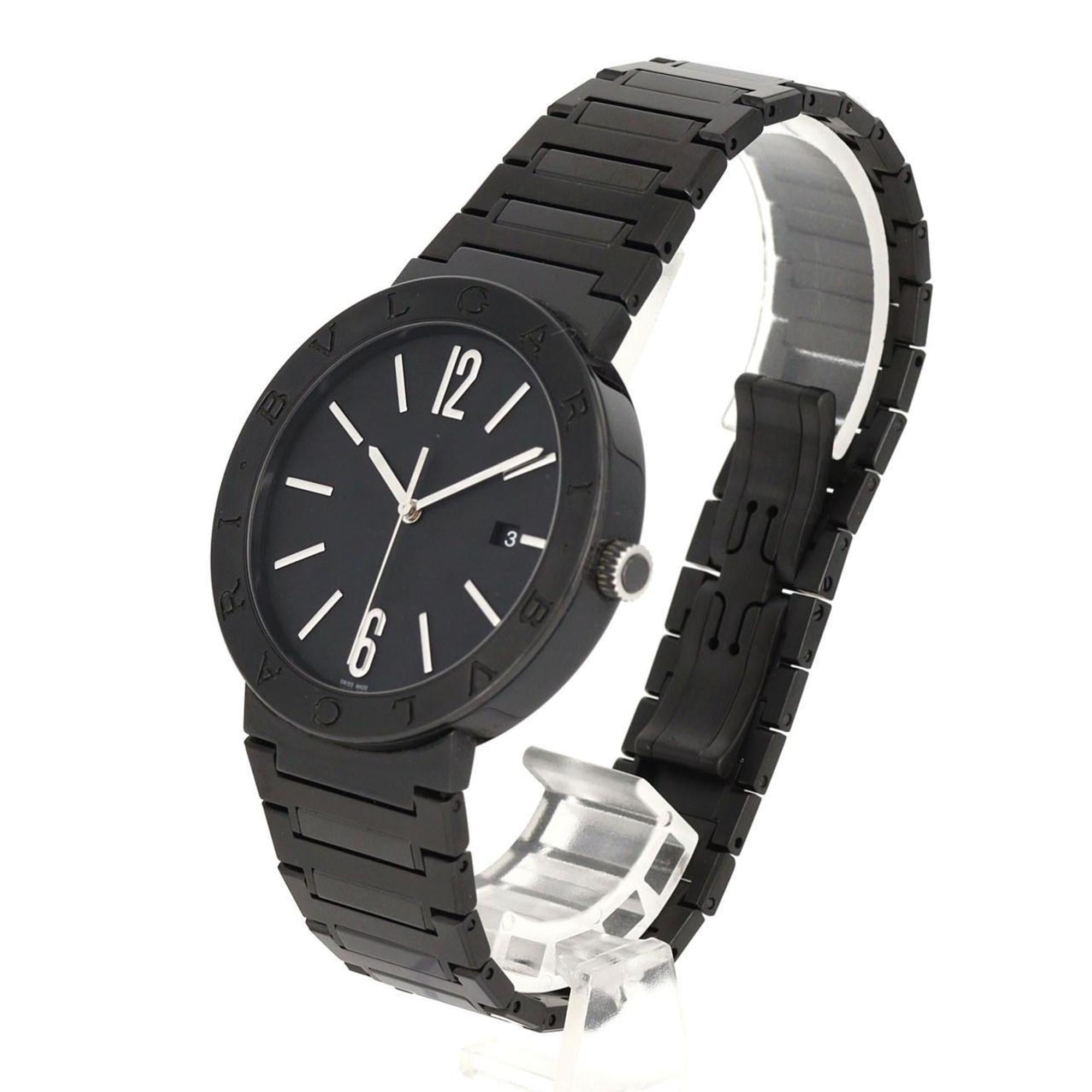 Bvlgari DLC BB41S 103540 Stainless Steel Automatic Watch