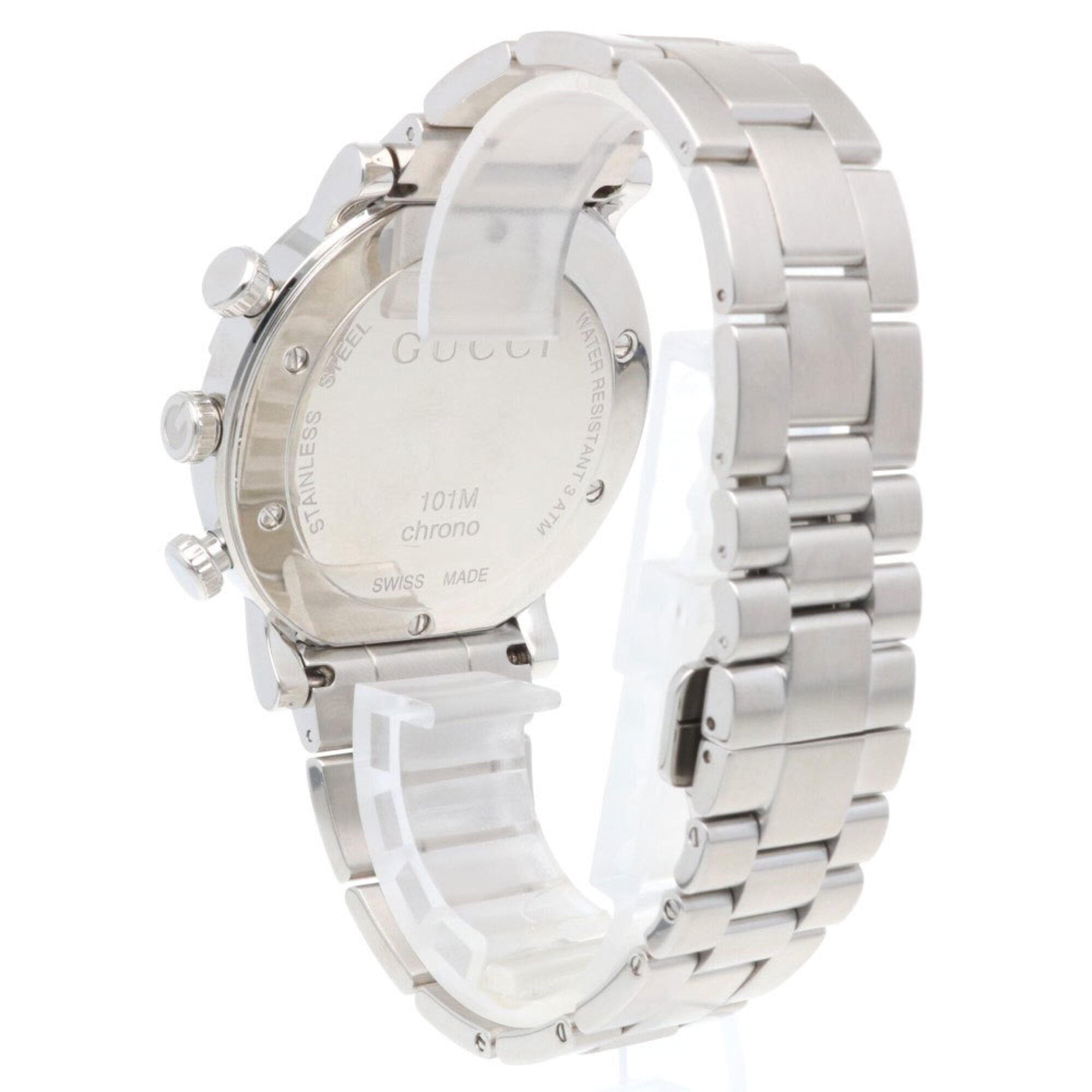 Gucci G-Chrono Stainless Steel 101M Quartz Chronograph.