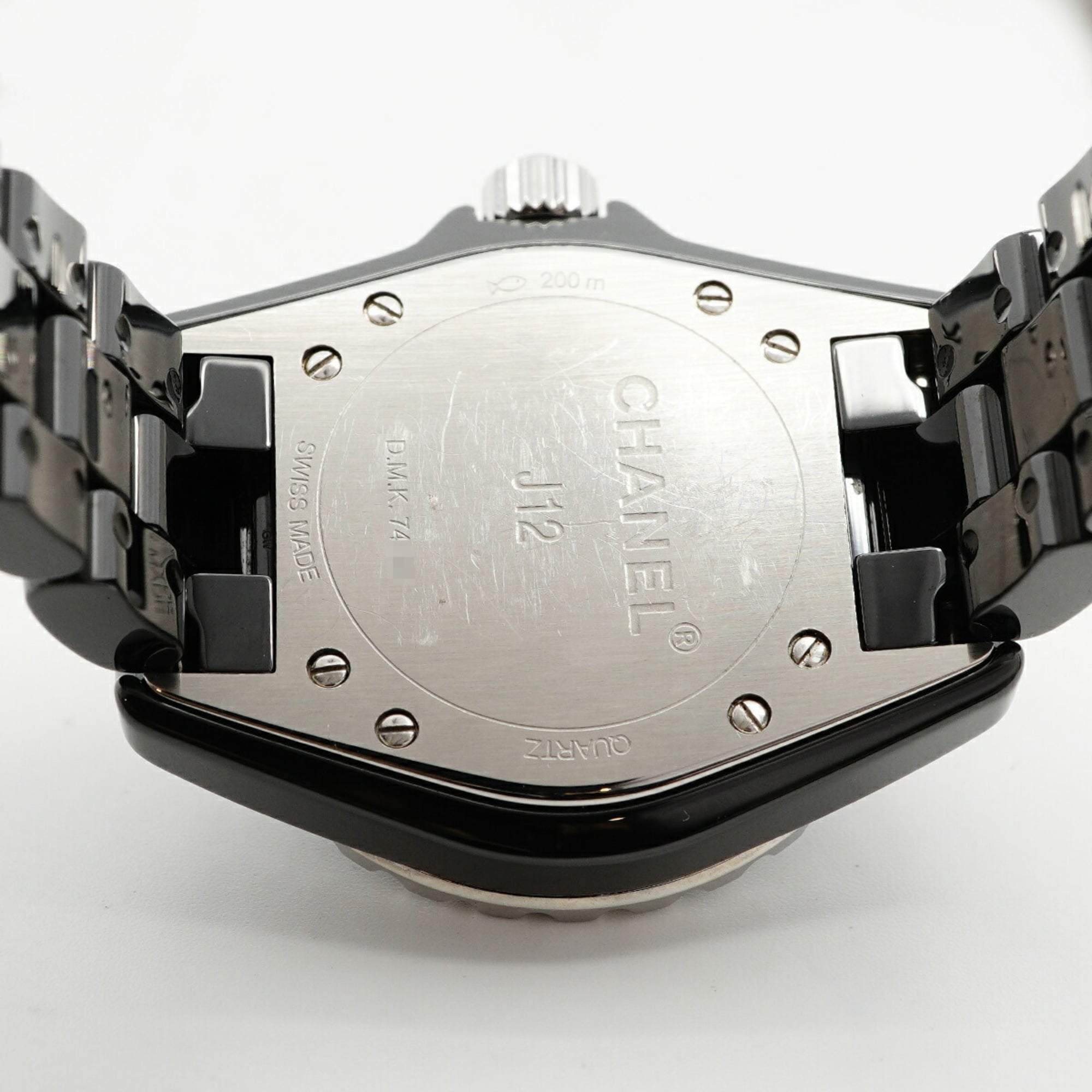 Chanel J12 H0682 Damenuhr Schwarz Zifferblatt