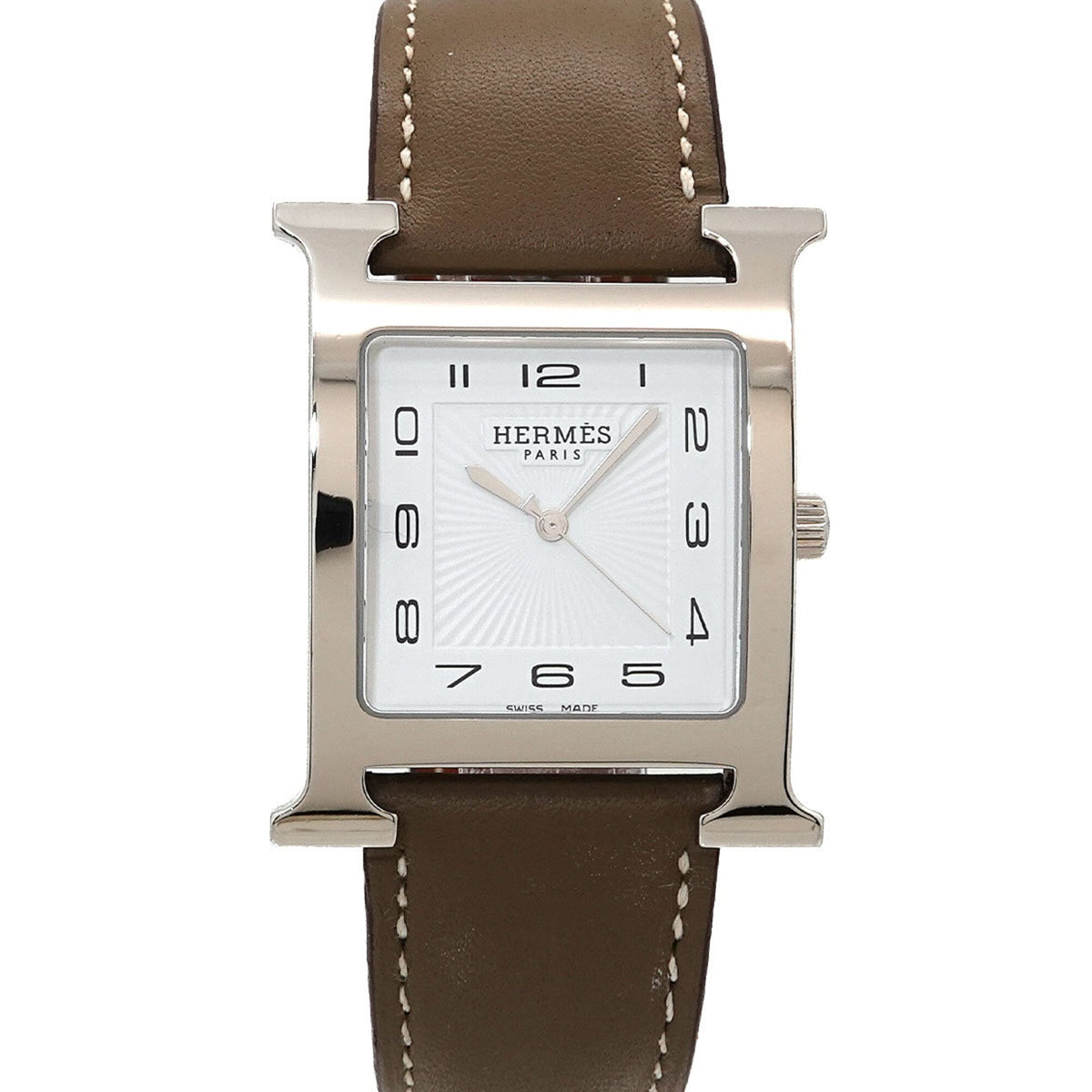 Hermes H- HH1 810 horloge met witte wijzerplaat, 31 mm