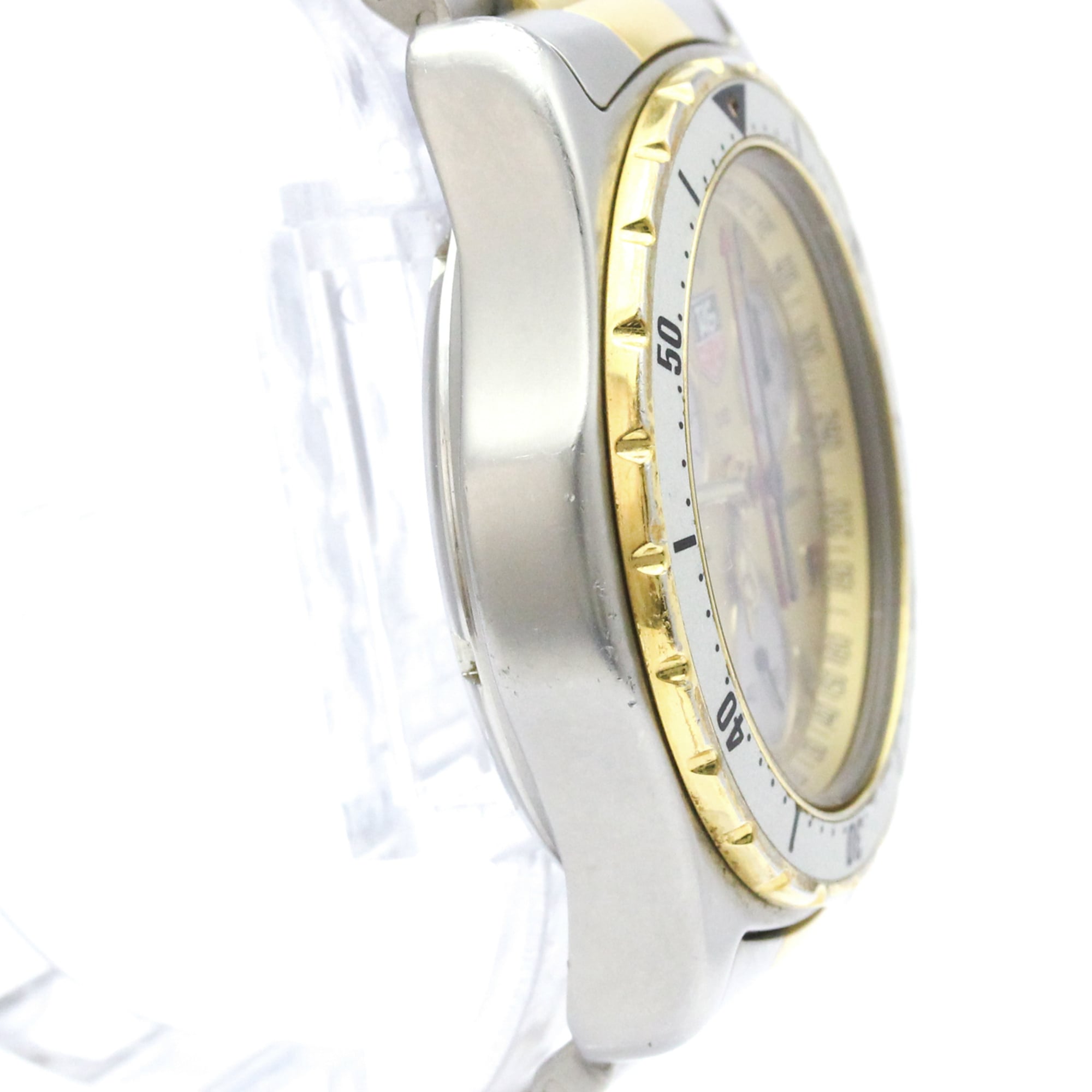 TAG HEUER 2000 Professional Chronograph Gold Plated Steel Watch CE1121