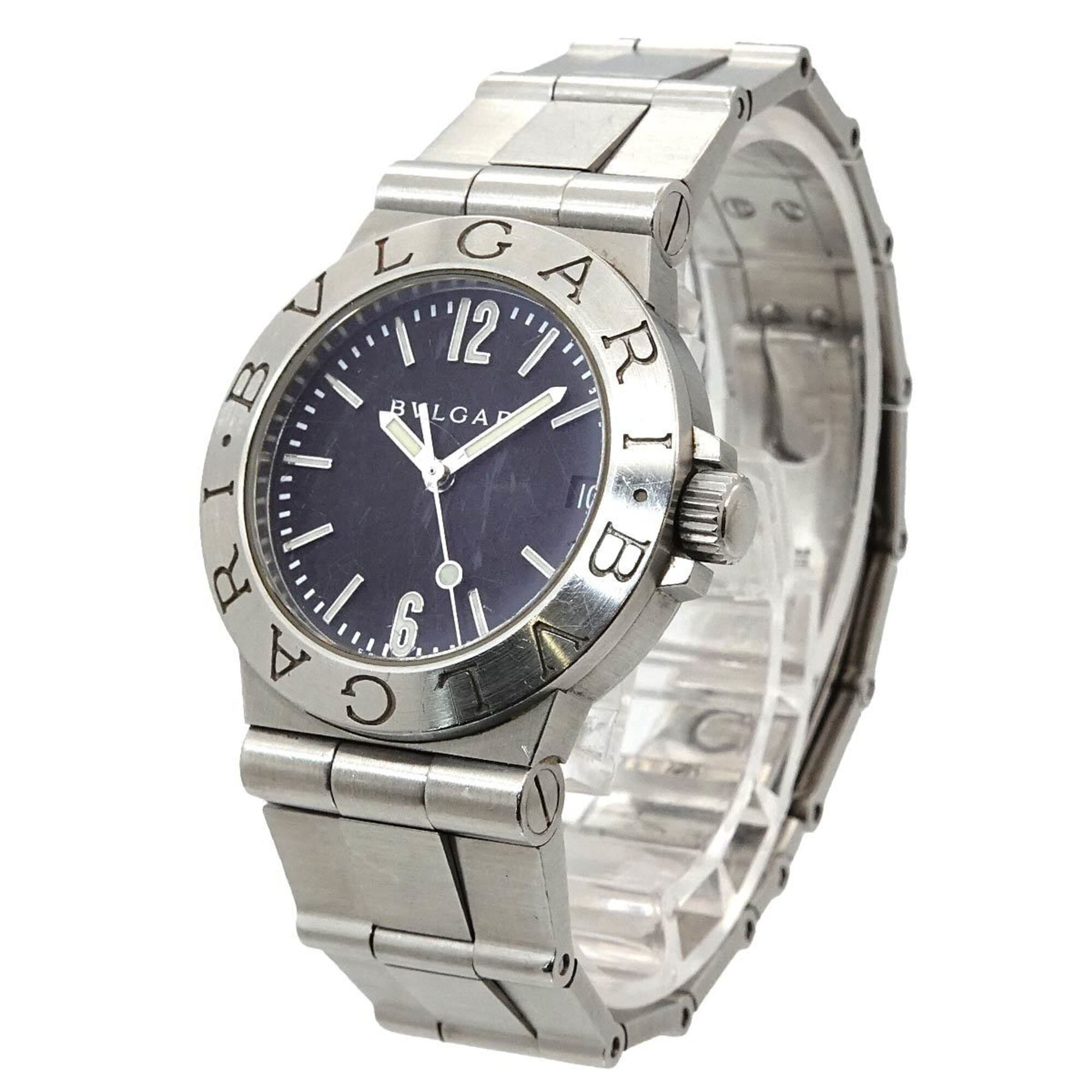 Bvlgari Bulgari BVLGARI Diagono Sport LCV29S Black Dial 29mm Watch