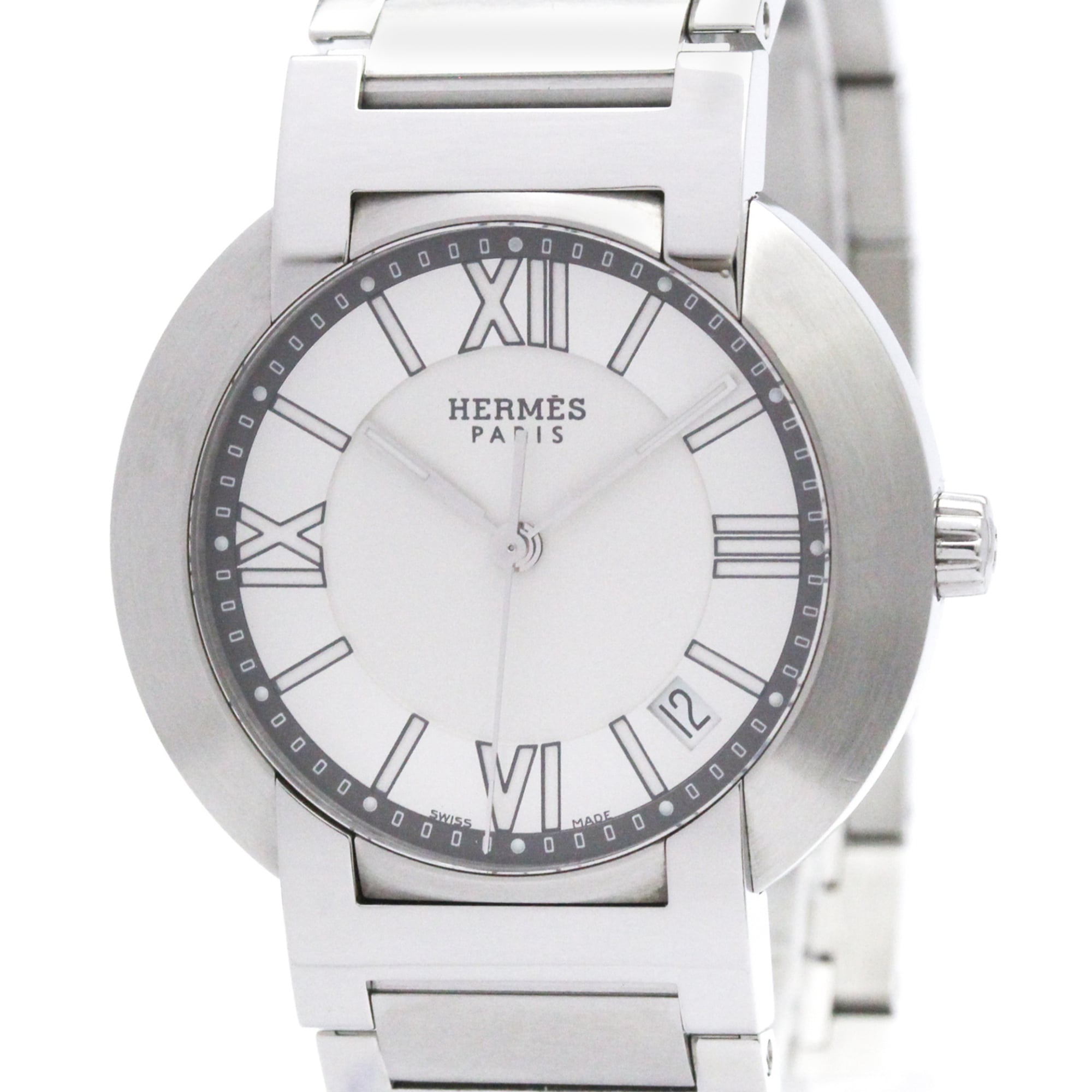 Hermes Nomade NO1.710 Silber Zifferblatt 36 mm Uhr