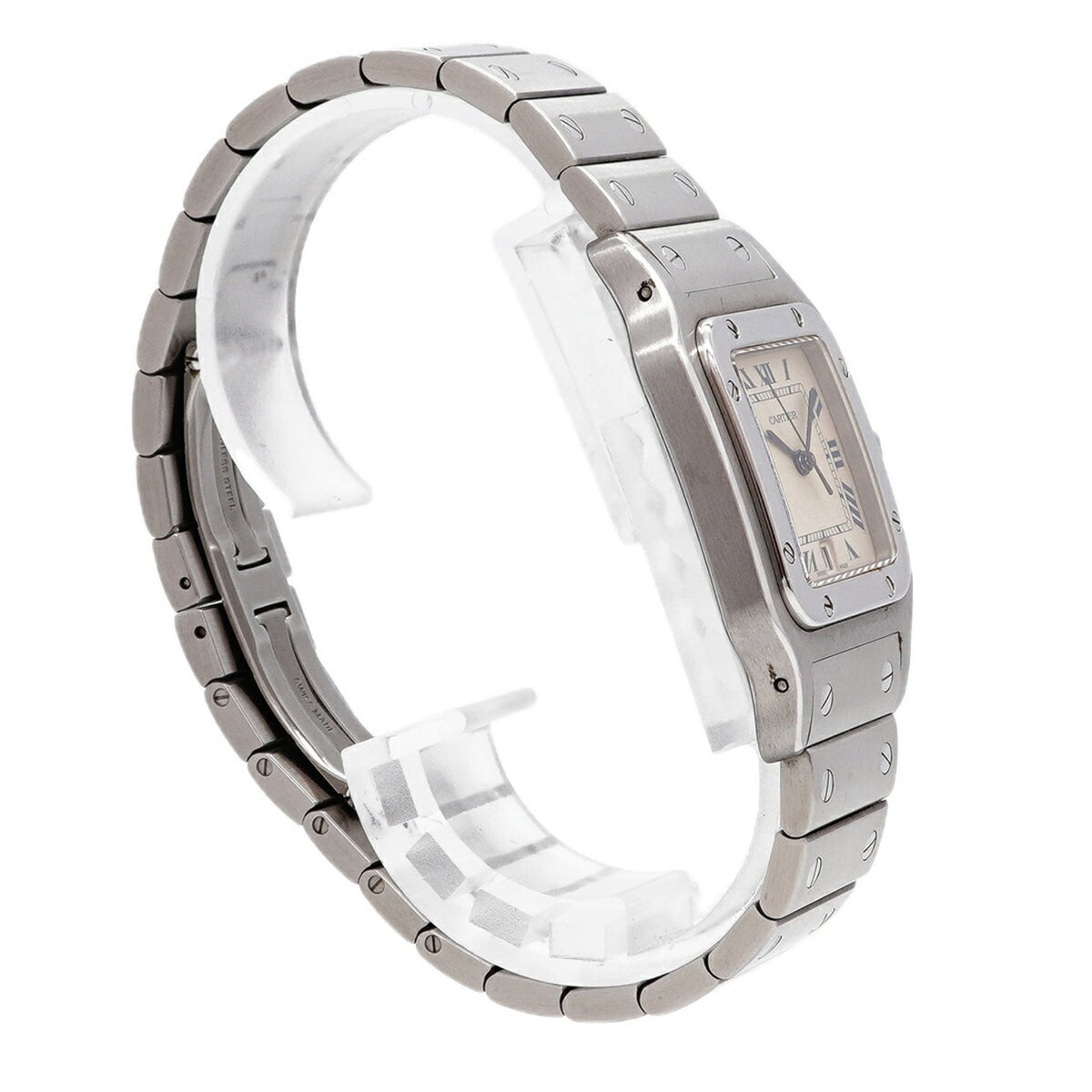 Cartier Santos Galbee LM W20018D6 Elfenbein Zifferblatt 29 mm Uhr