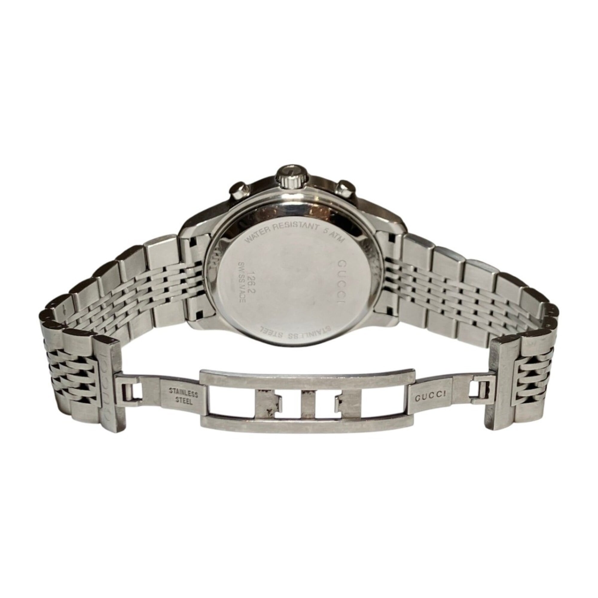 Gucci G-Timeless total weight 182g stainless steel automatic black dial 126.2