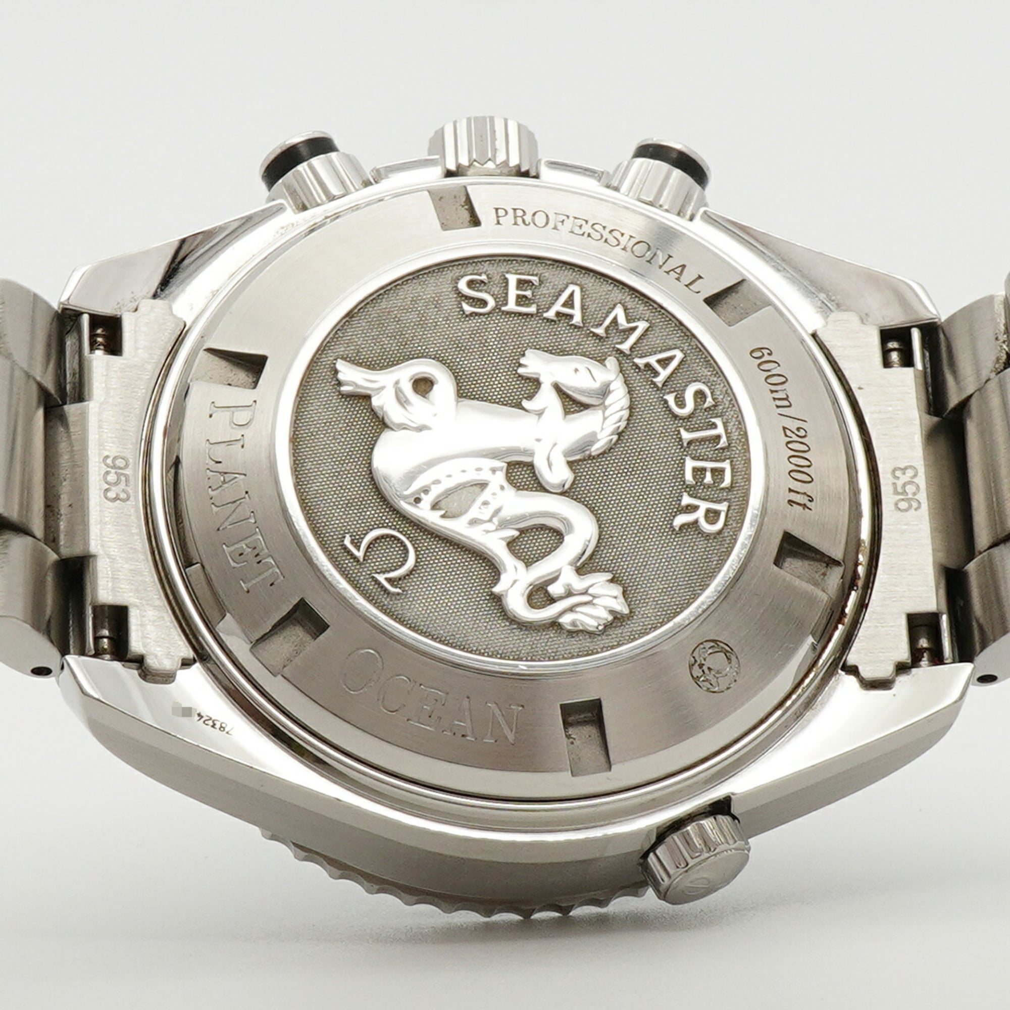 Omega Seamaster Planet Ocean 2210.50 Herrenuhr Schwarz Zifferblatt