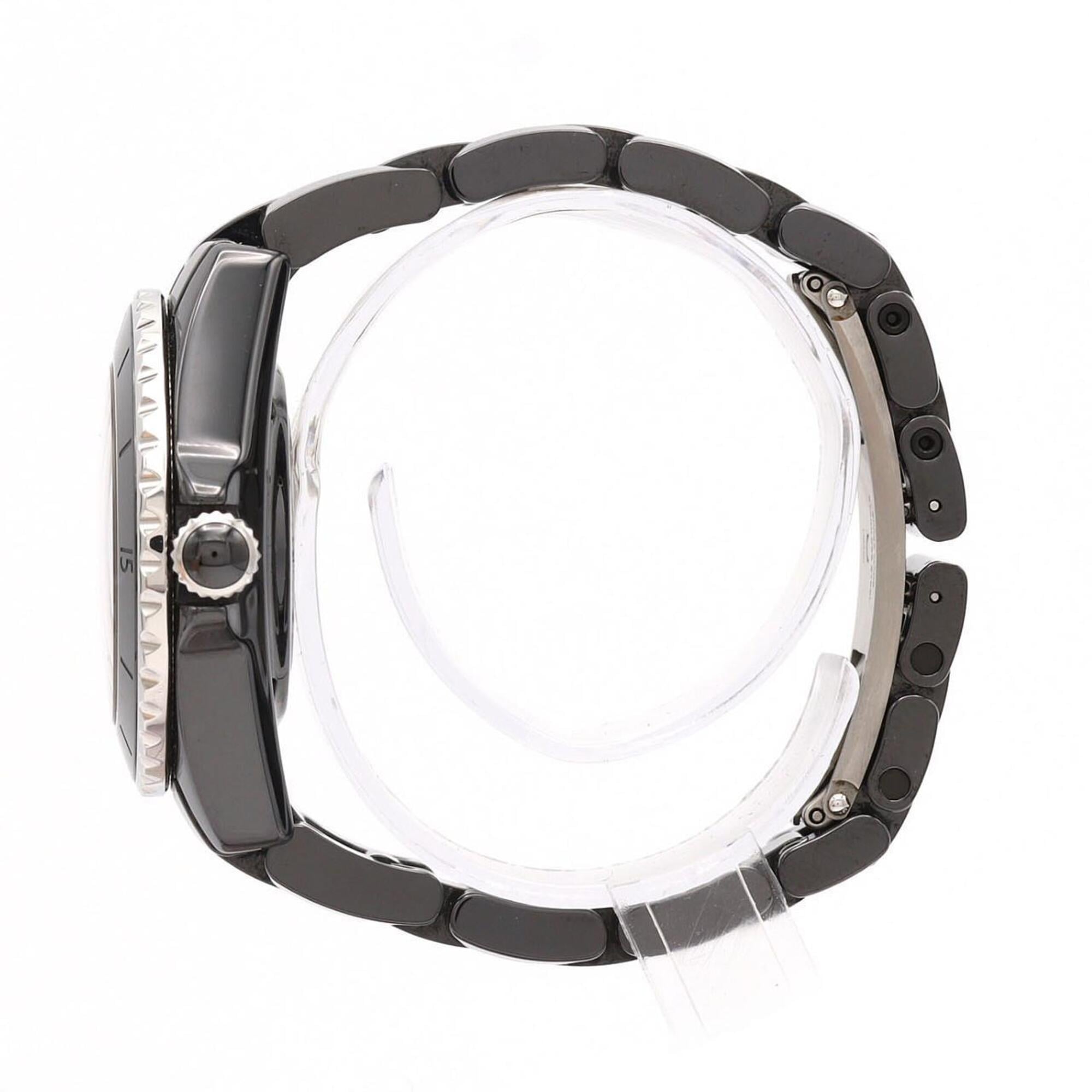 Chanel J12 Phantom 33mm Ceramic H6346 Quartz Watch
