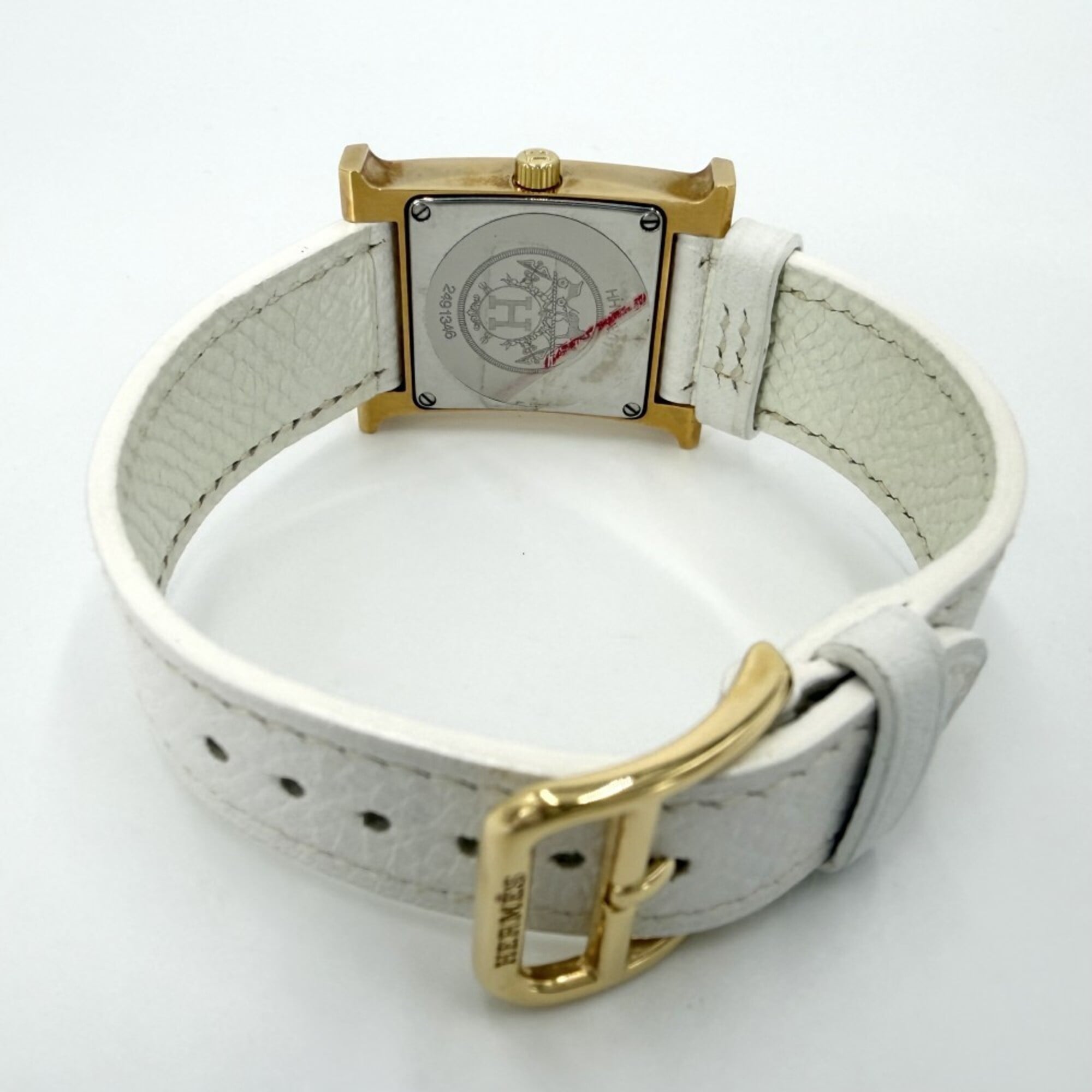 Montre Hermès H-HH1.201 Blanc, cadran de 30 mm