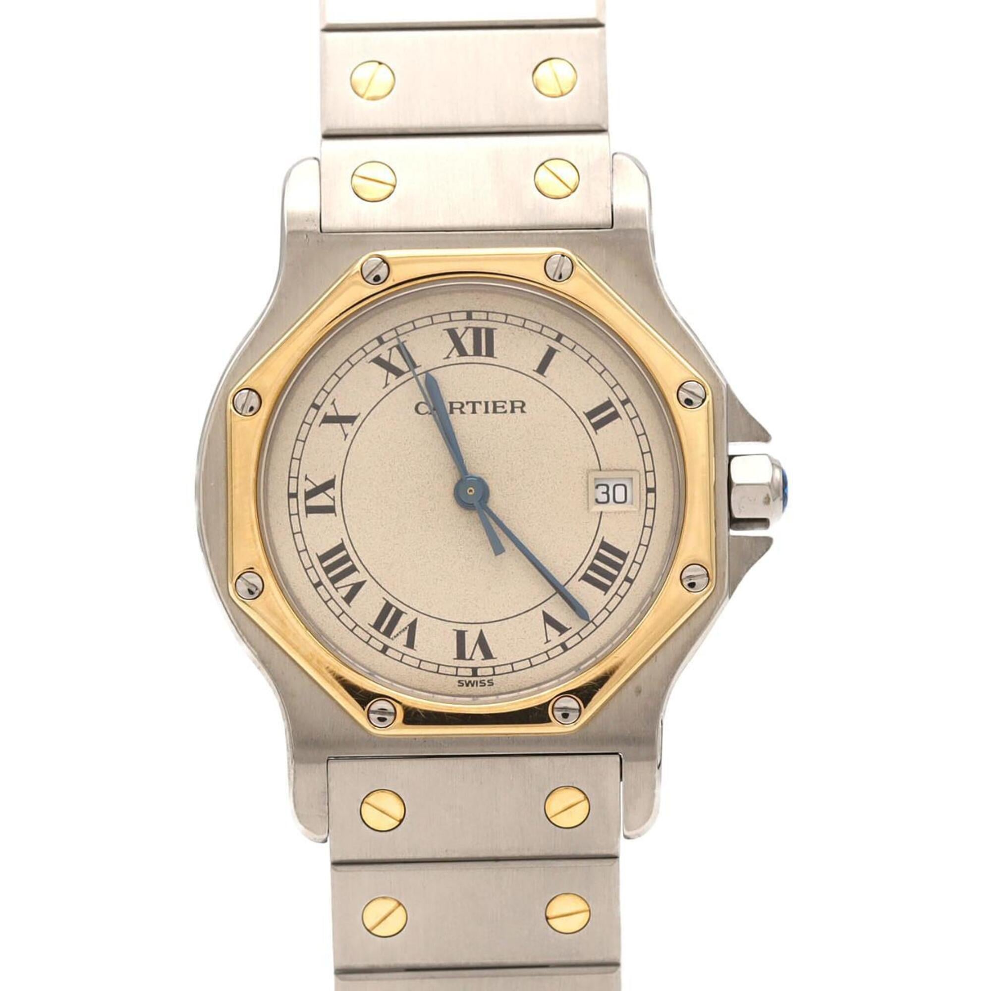 Cartier Santos Octagon LM Two-Tone W2001583 SSxYG Quartz Watch