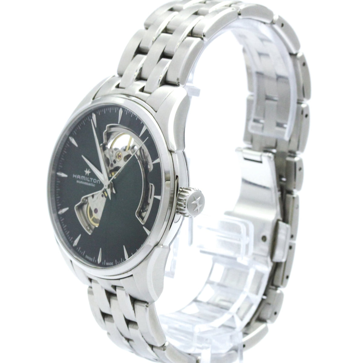 Hamilton Jazzmaster H32675160 Green Dial 40mm Watch
