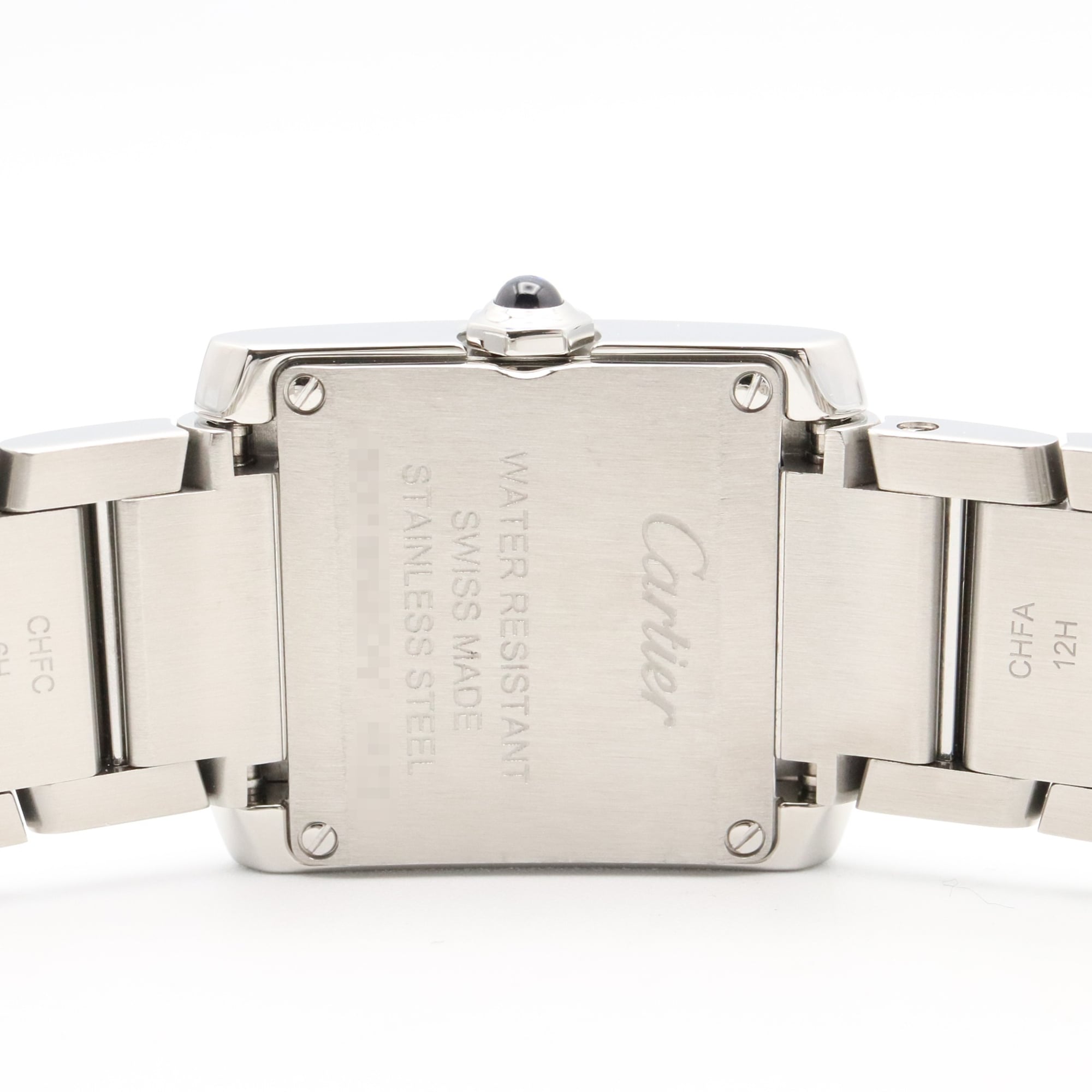 Cartier Tank francaise W4TA0020 Silver Dial Stainless steel 21mm Watch
