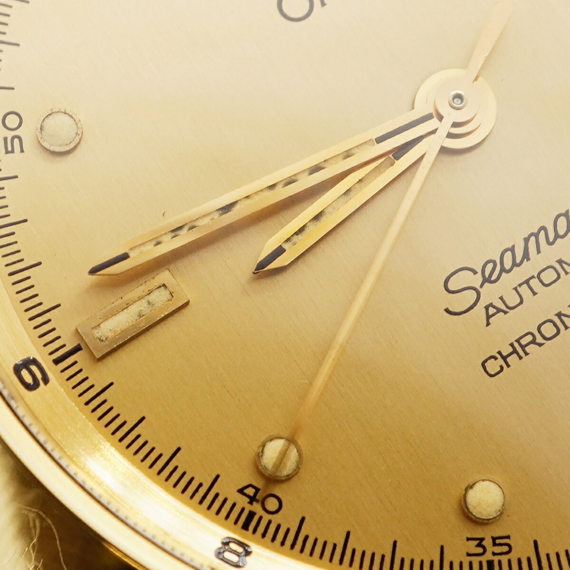 Omega Seamaster 2301.1 Gold Dial 36mm Watch