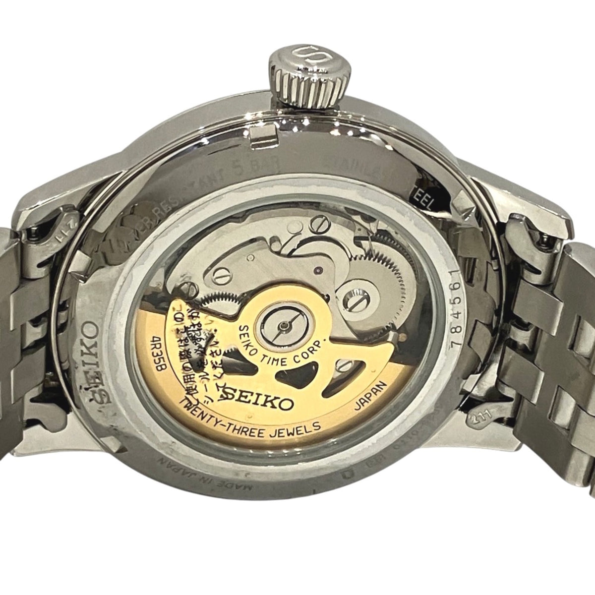 Montre Seiko Presage Cocktail Time SARY123 4B35-01T0, cadran bleu, 38 mm