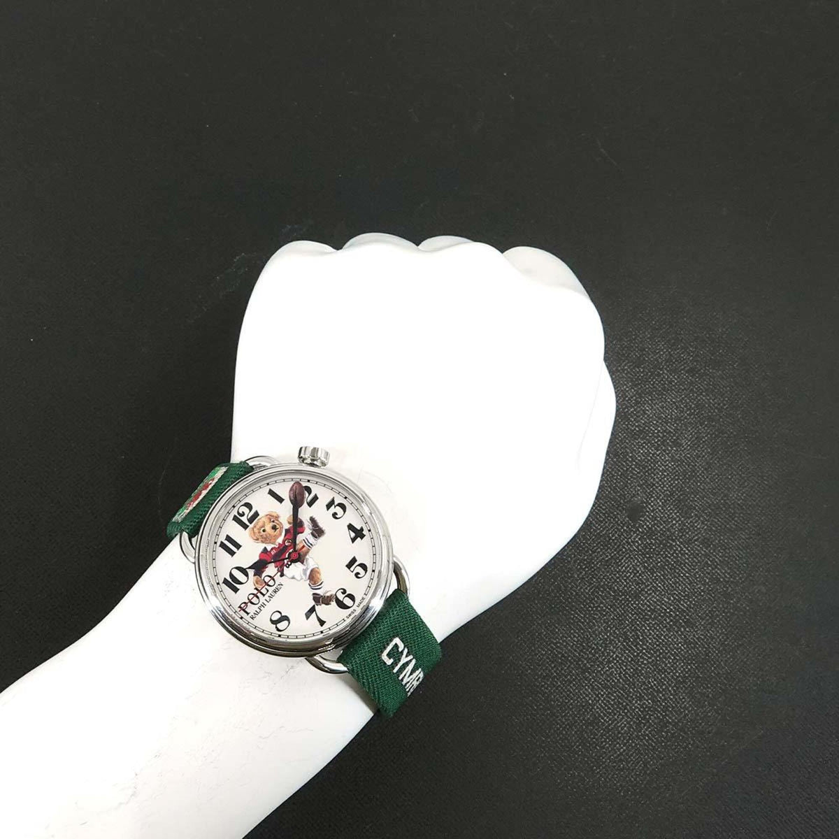 Ralph Lauren Polo Kicker Bear 2019 WM-Jubiläumsmodell RLR092705 Weiß Zifferblatt 42 mm Uhr
