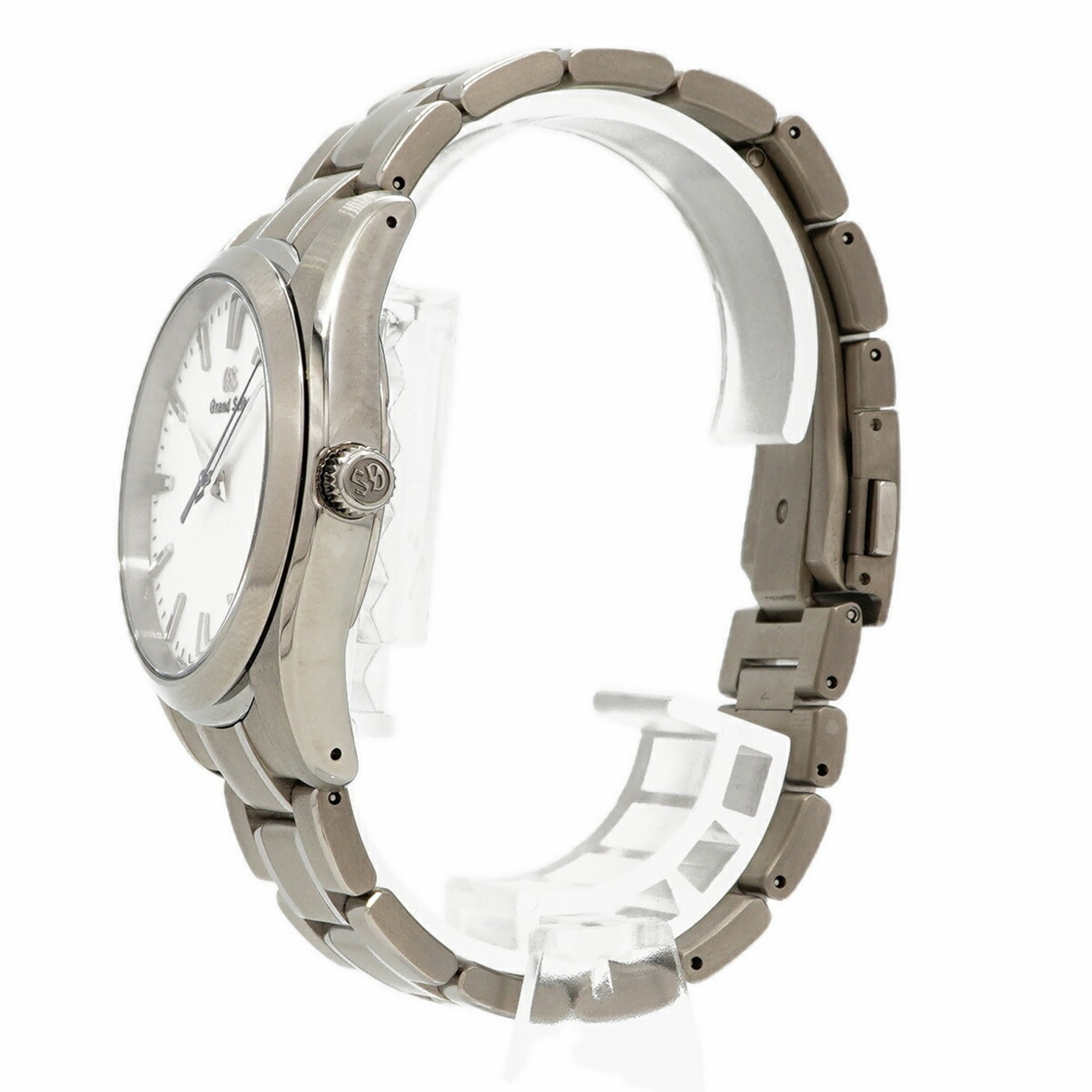 Seiko Grand SBGX355/9F62-0AR0 White Dial Titanium 36mm Watch