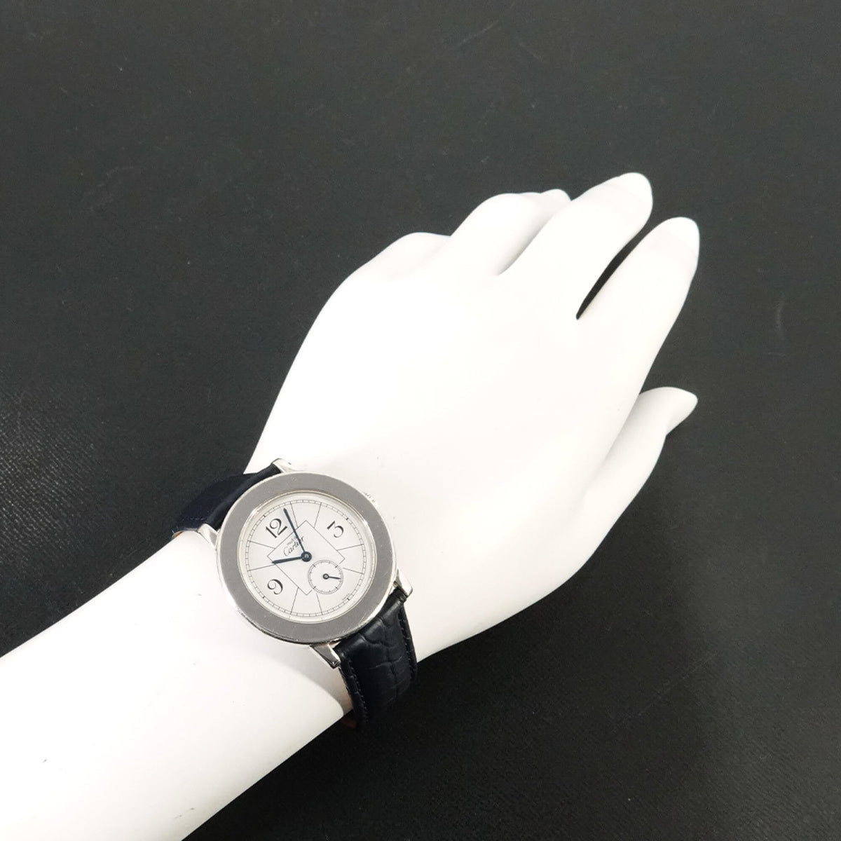Cartier Must 2 Ronde W1009475 horloge met witte wijzerplaat, 32 mm