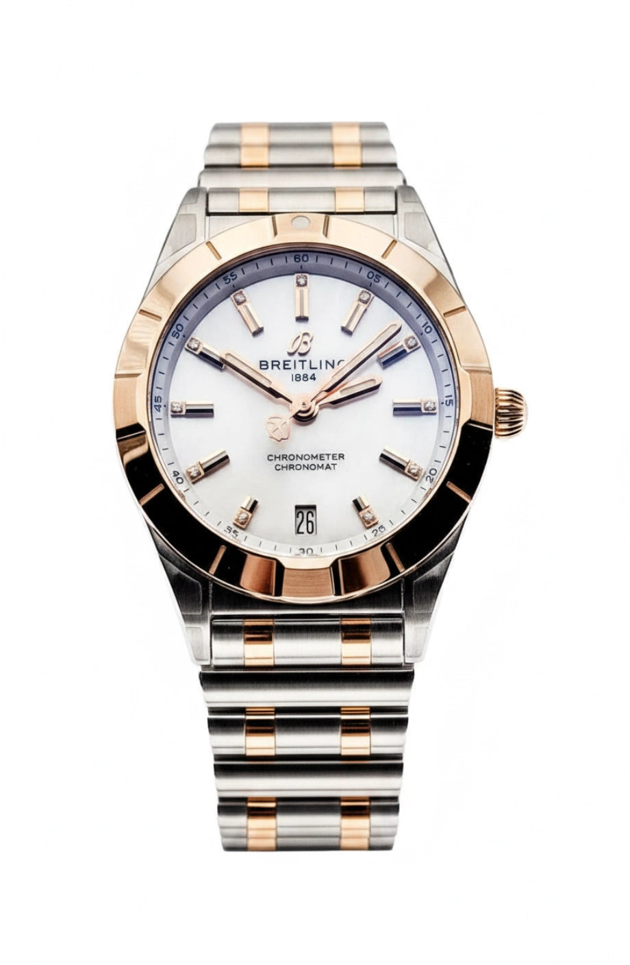 Breitling Chronomat Quartz met parelmoer 32 mm