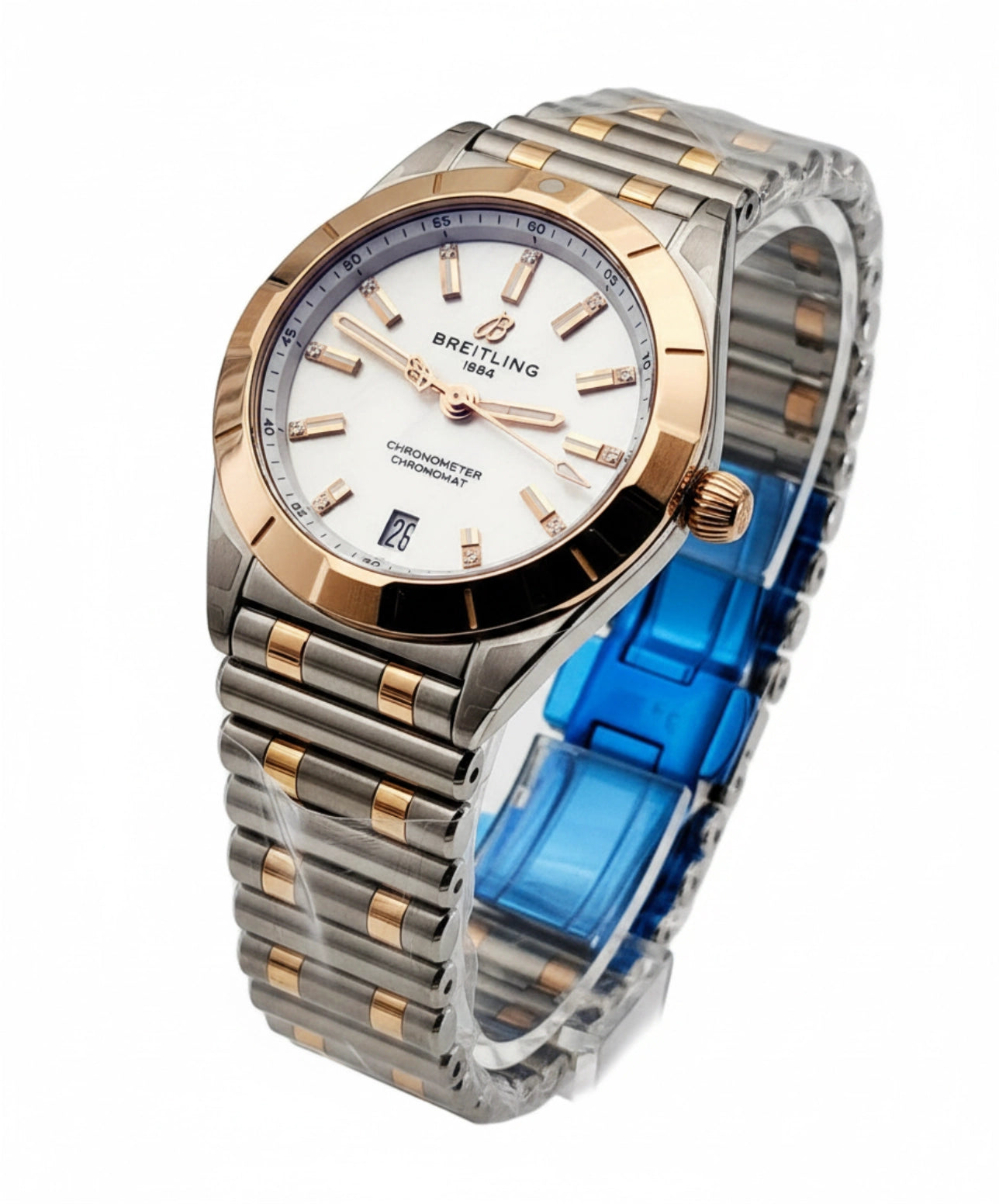 Breitling Chronomat Quartz met parelmoer 32 mm