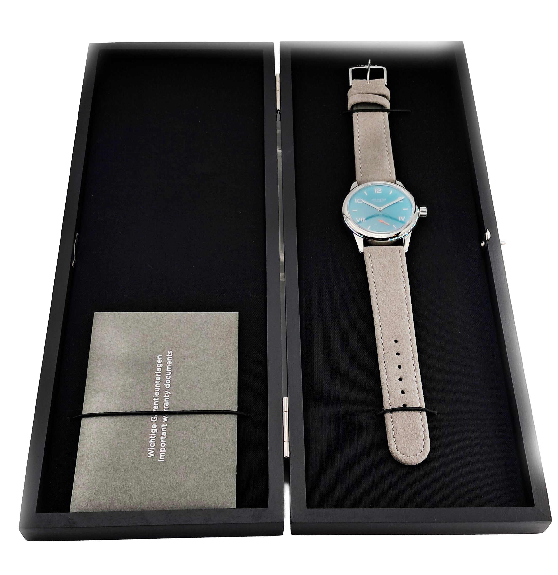 Nomos Glashütte Club Manual Winding Blue 36mm