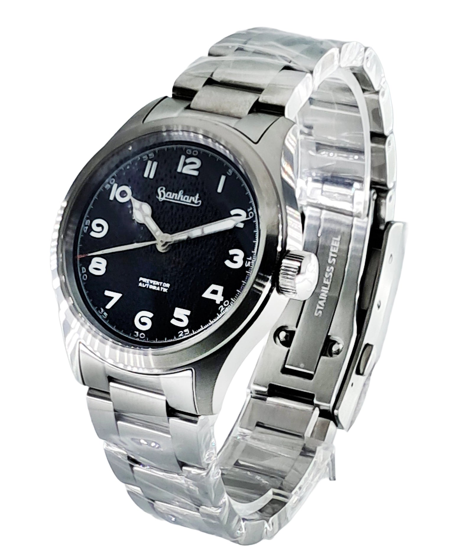Hanhart Pioneer Preventor HD12 Automatique Noir 39mm