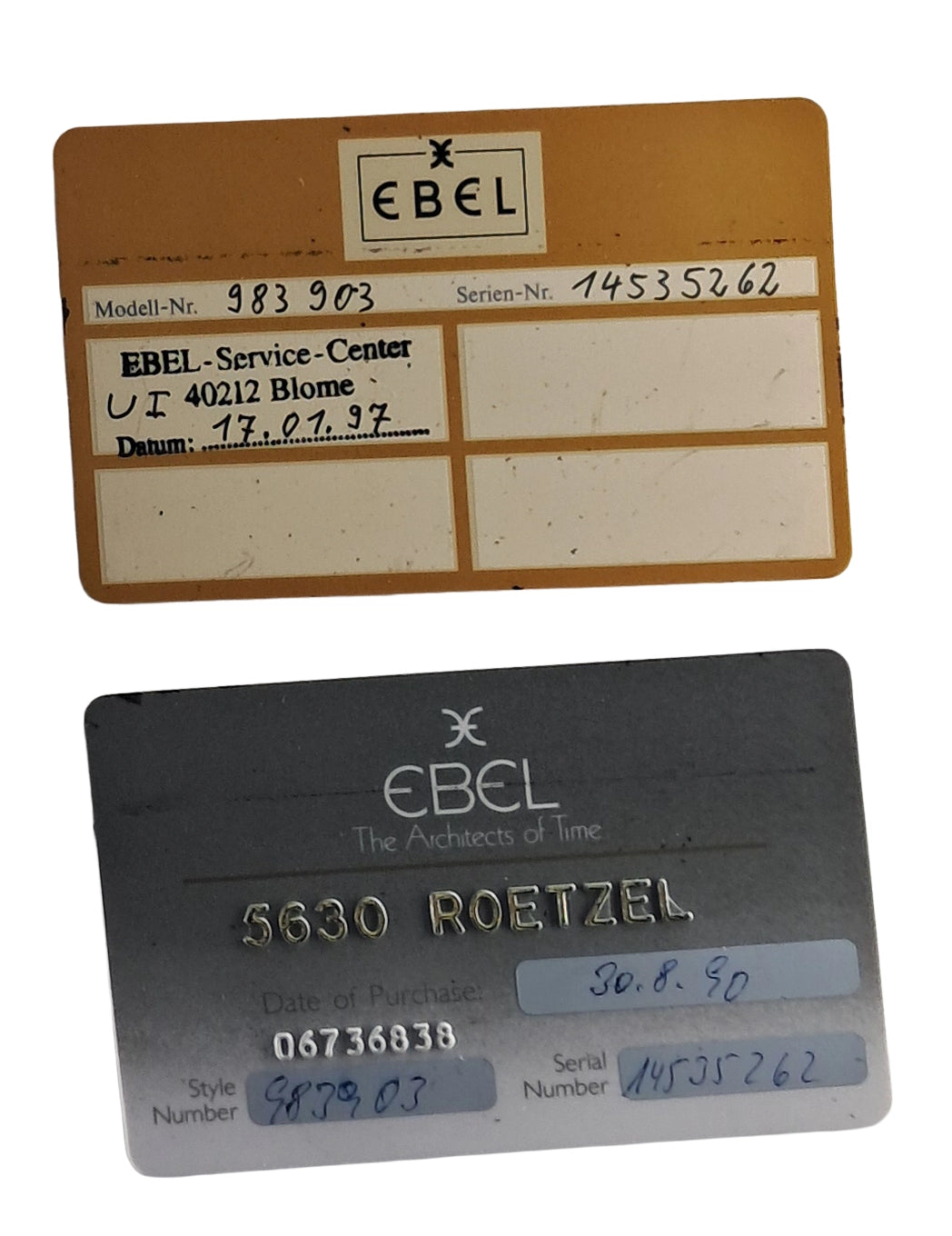 Ebel Wave Quarz Grau mm