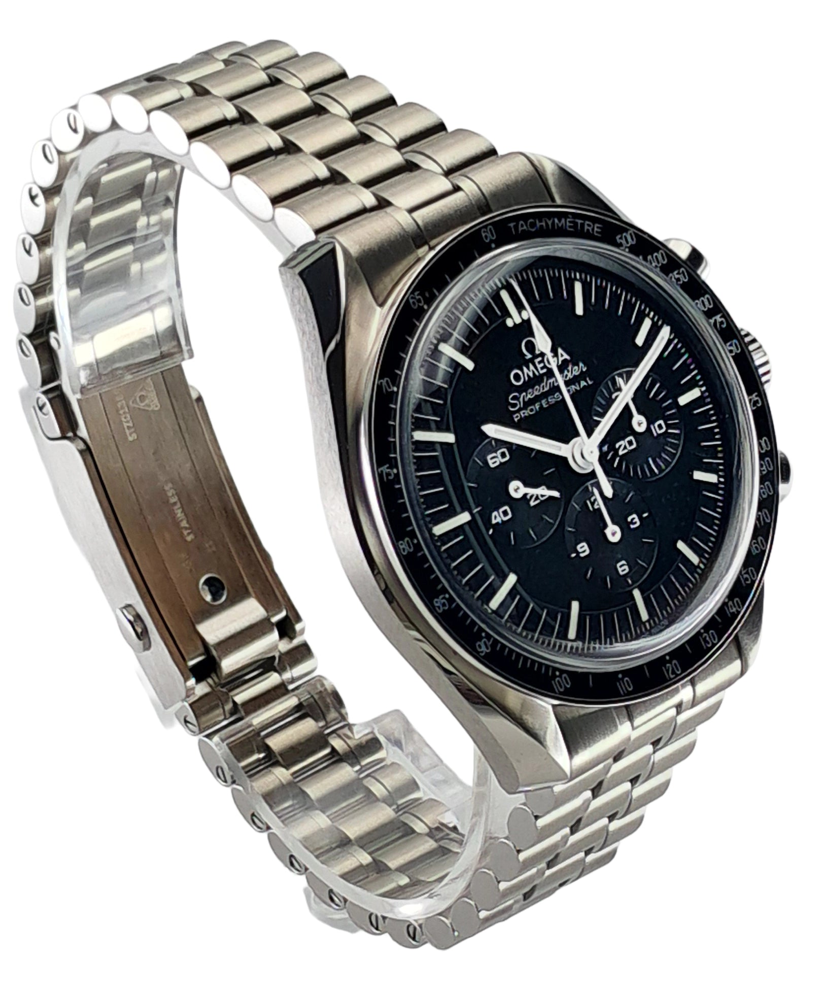 Omega Speedmaster Moonwatch Chronograph Schwarz