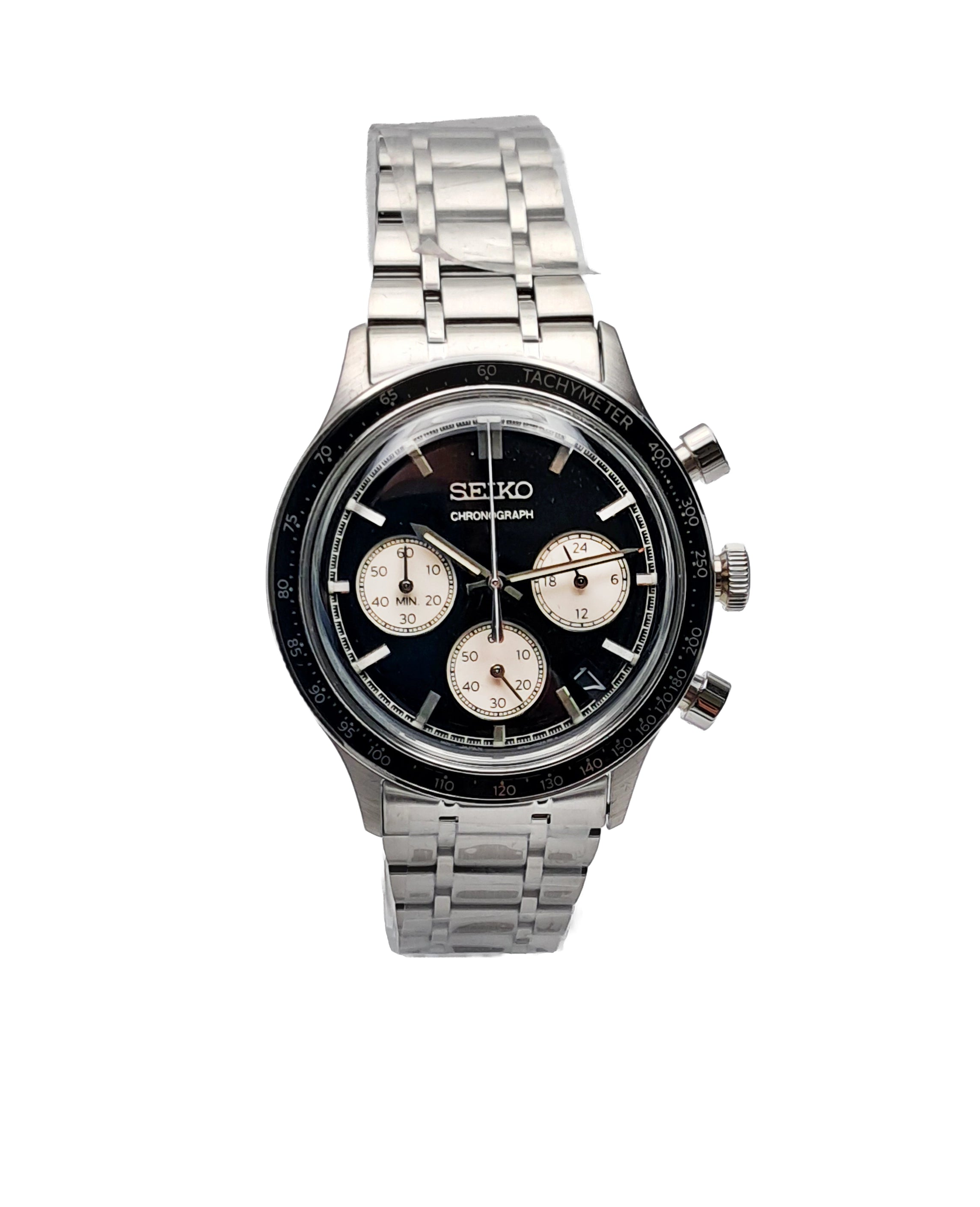 Seiko Chronograph 39mm Black