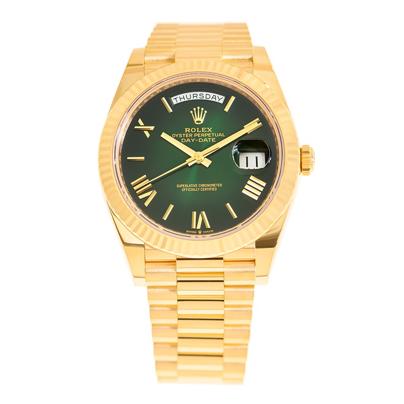 RolexDatum Automatik Grün 40mm