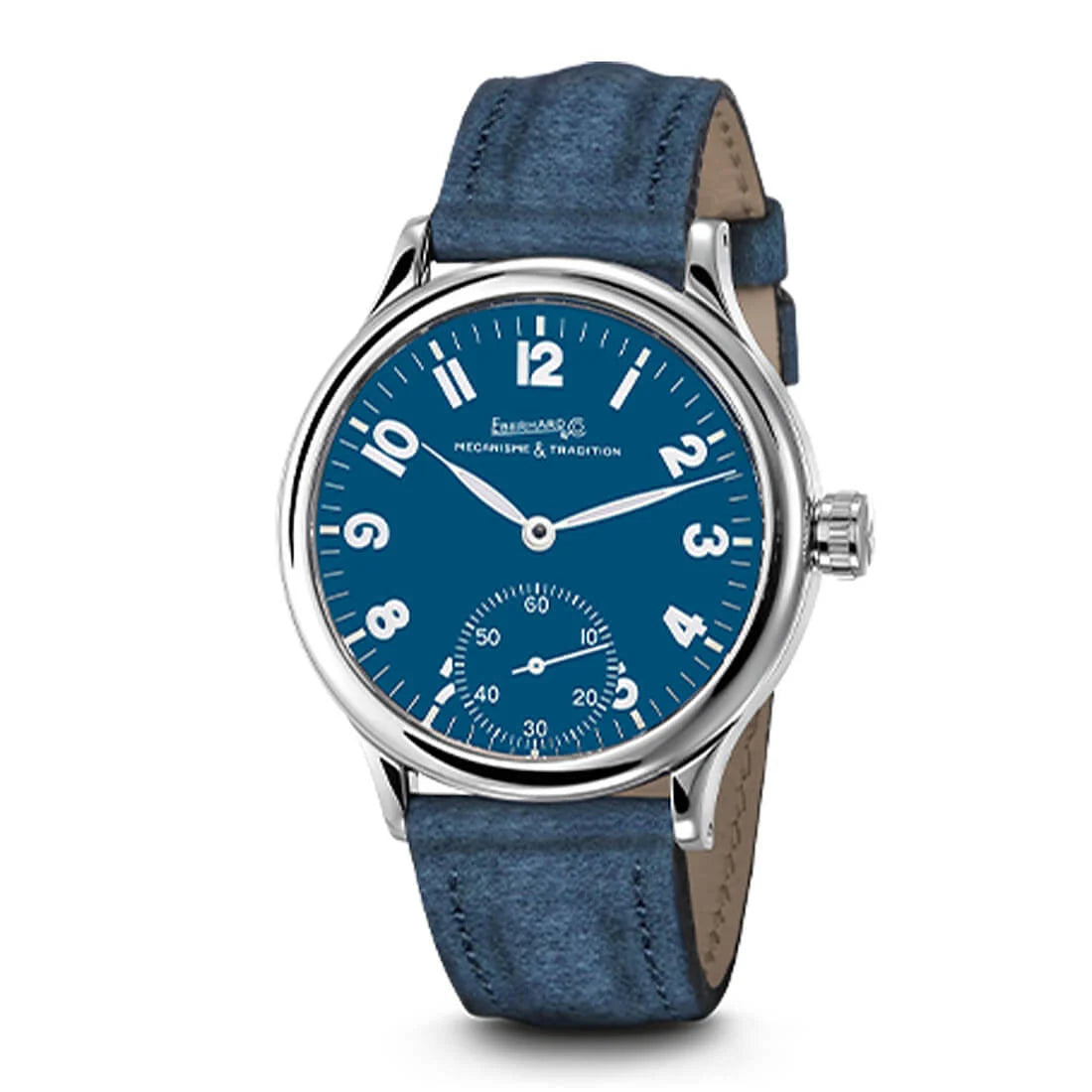 Eberhard & Co. Traversetolo Manual Winding Blue 43mm