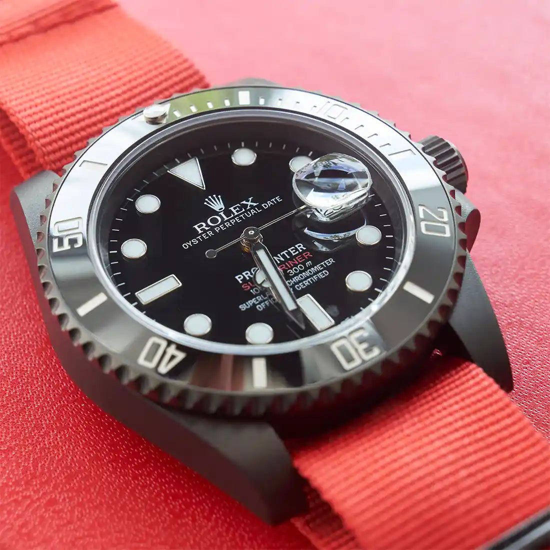 Pro Hunter Submariner Automatic Zwart 41 mm