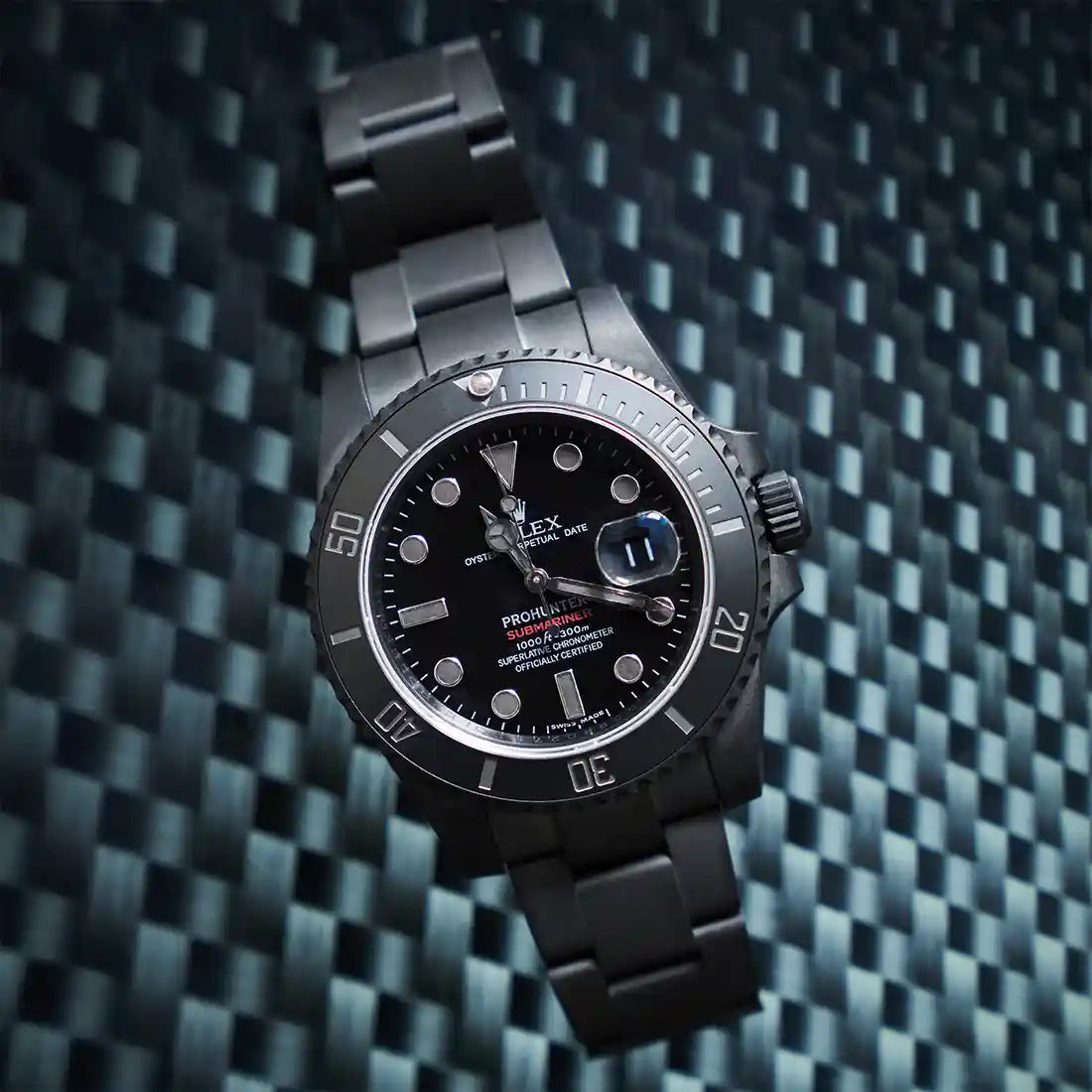 Pro Hunter Submariner Datum Automatik Grau