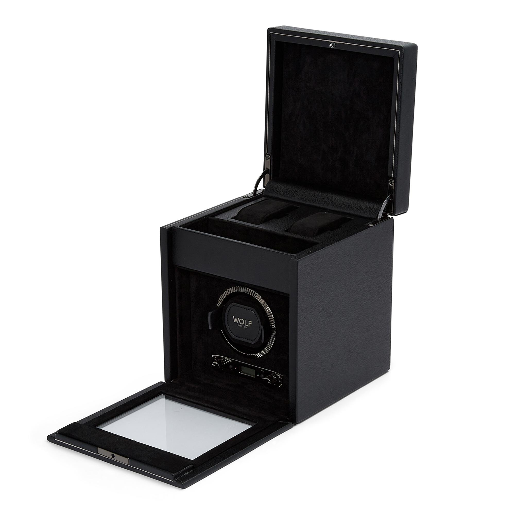 Wolf British Racing Single Watch Winder with Storage